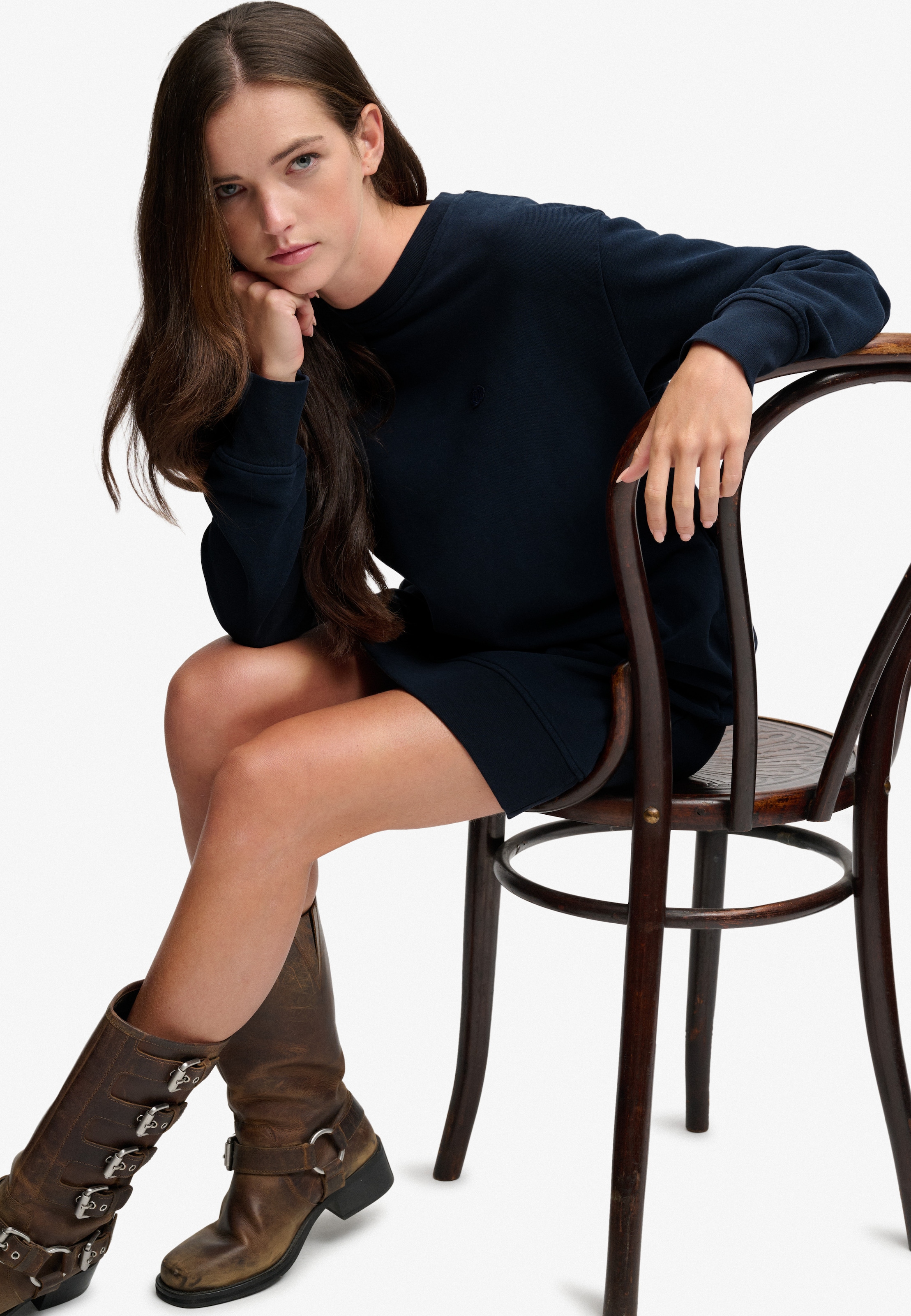 Superdry Sweatkleid »SDCO SWEATER DRESS« Baumwolle