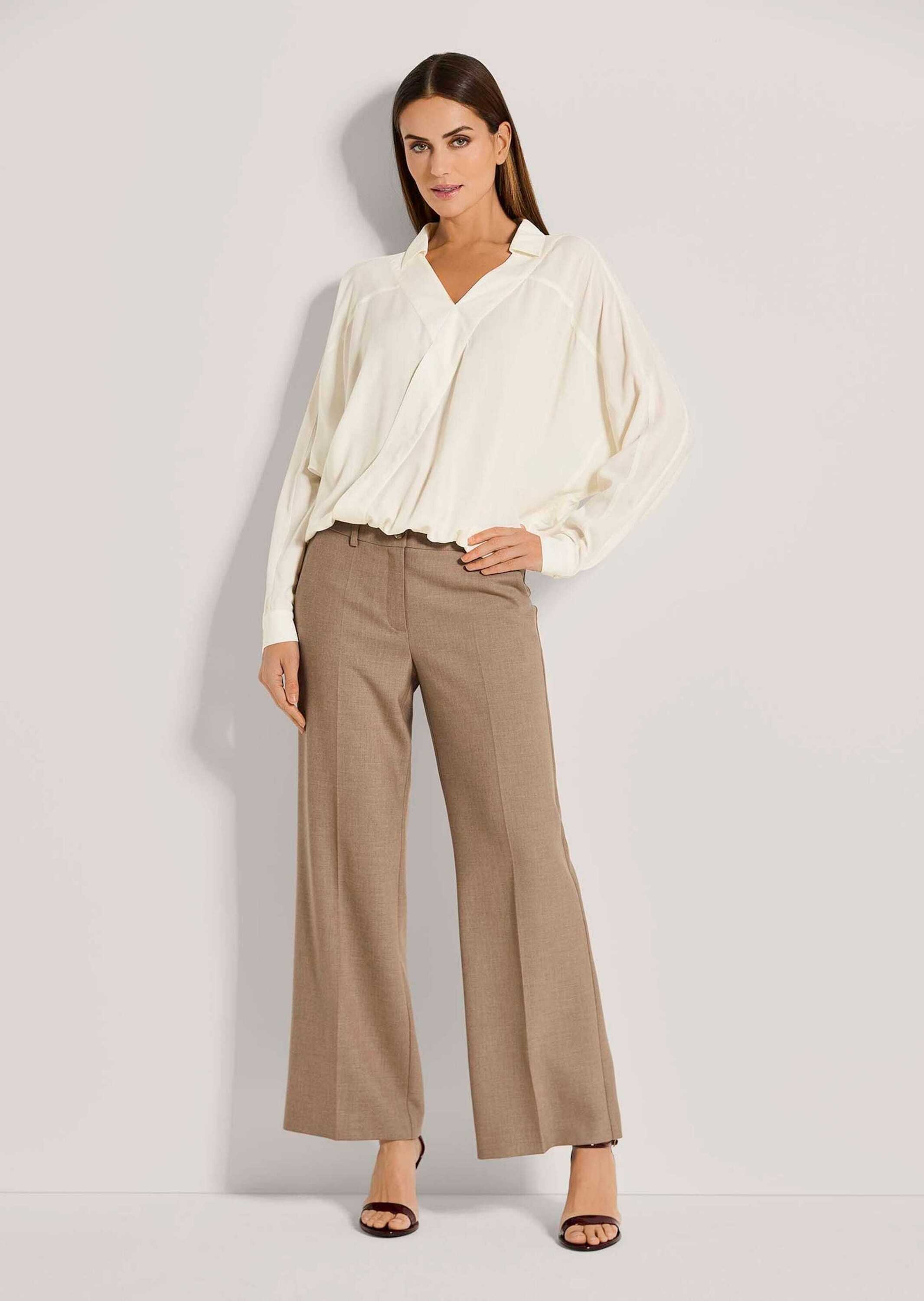 Thumbnail - MADELEINE Langarmbluse "Bluse Bluse im Wickel-Look"