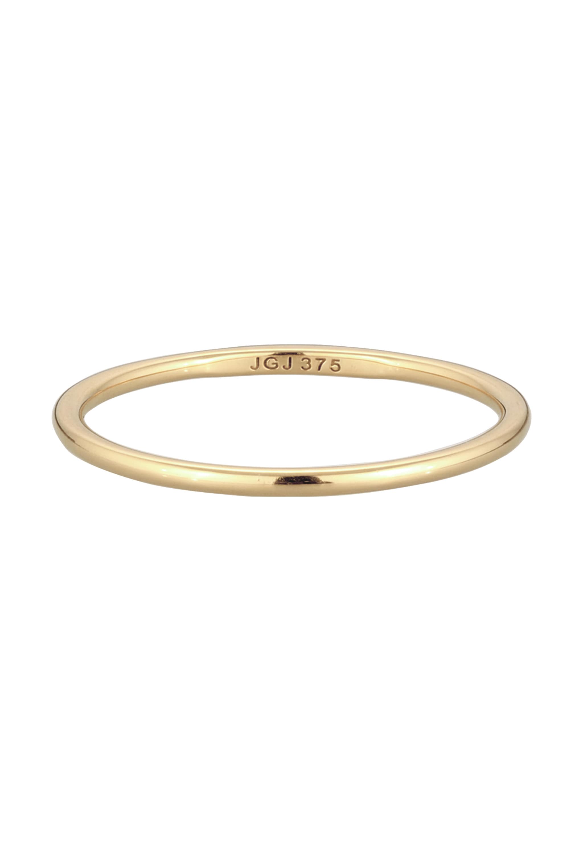 Elli Premium Partnerring »Ring Bandring Ehering Herren 375 Gelbgold«
