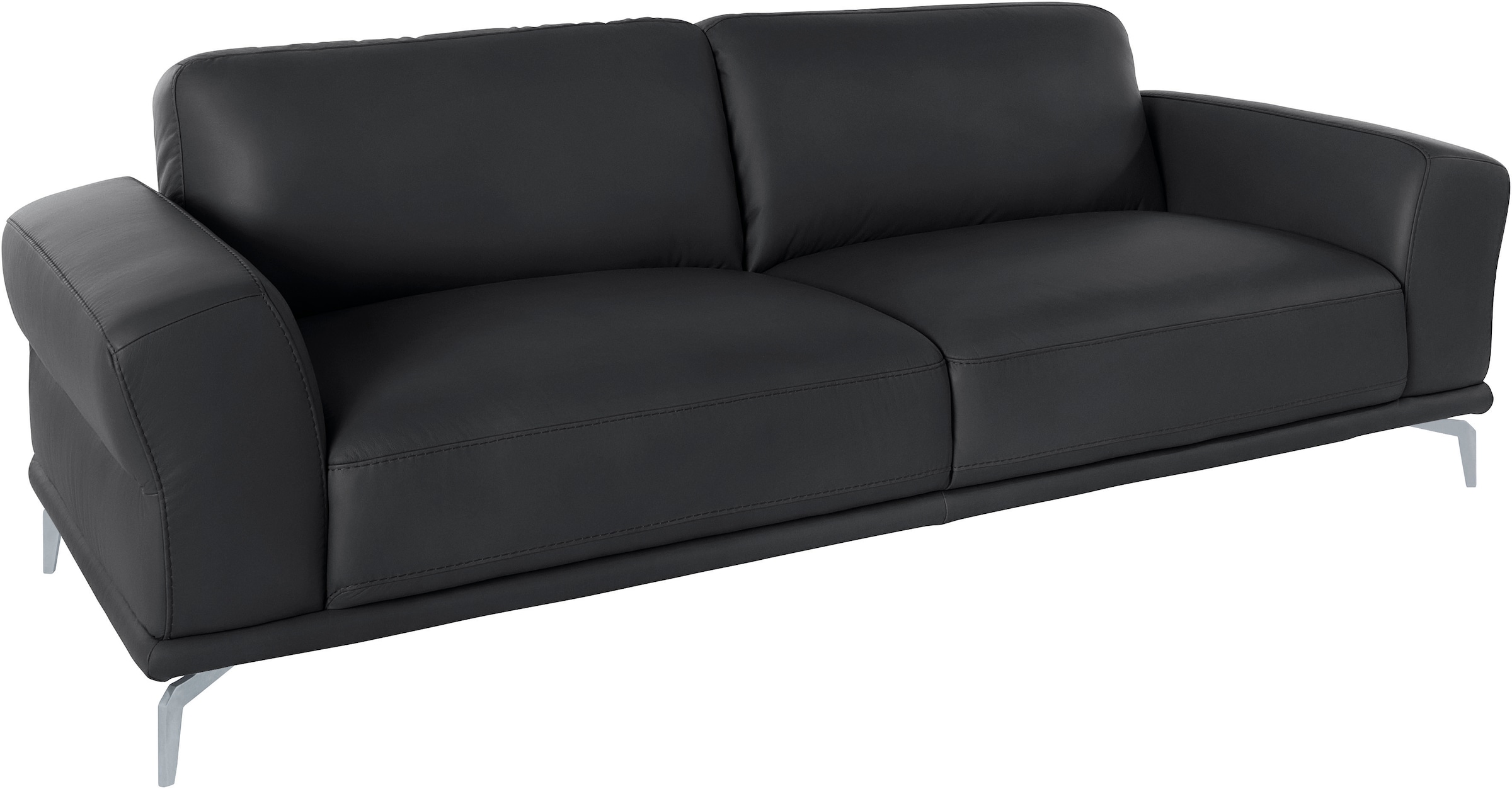 W.SCHILLIG 2,5-Sitzer »montanaa« mit Metallfüßen in Silber matt, Breite 232 cm