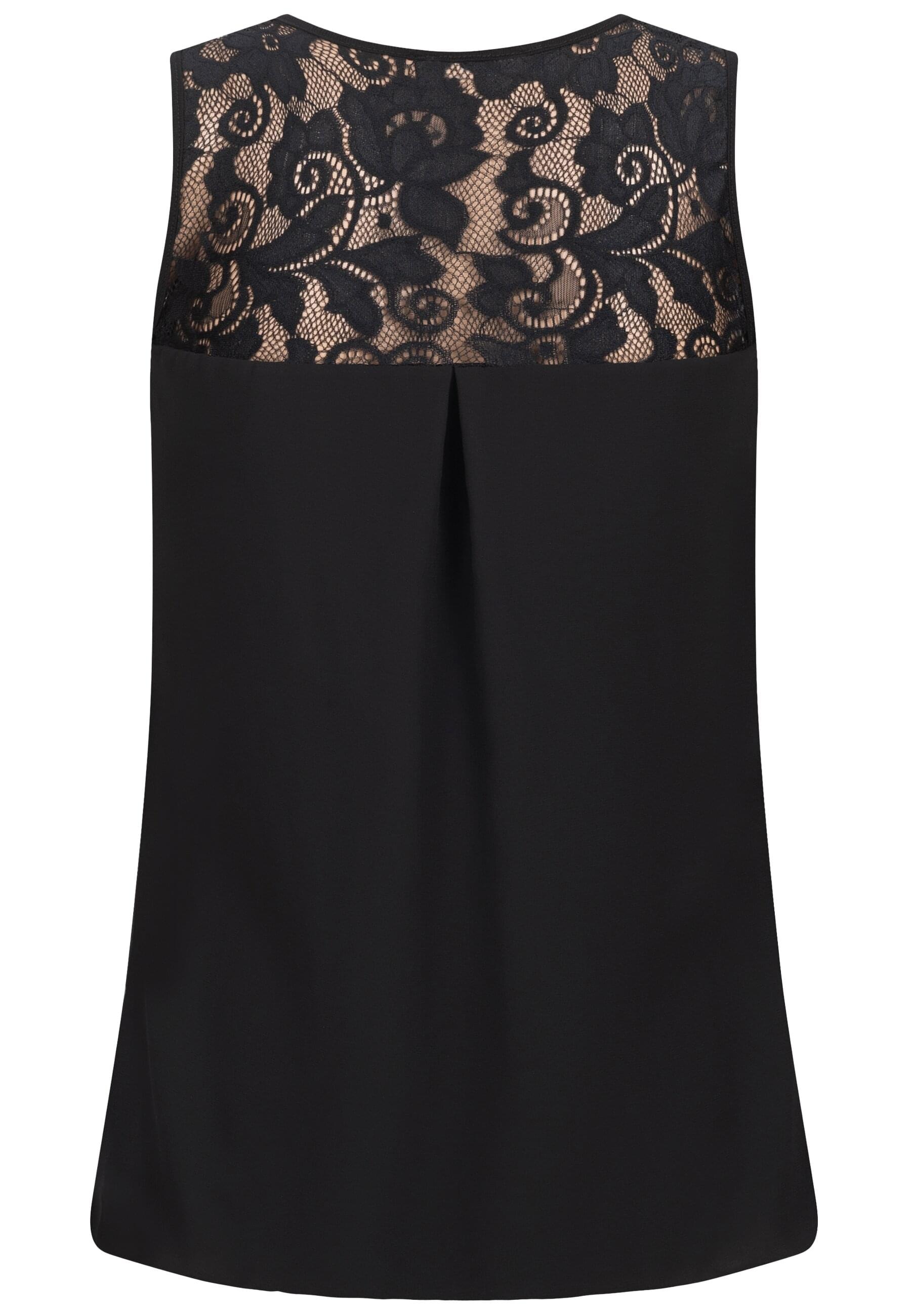 CLOUD 5IVE Klassische Bluse »CLOUD 5IVE Damen Cloud5ive Damen Chiffon Top mit Spitzendetails«