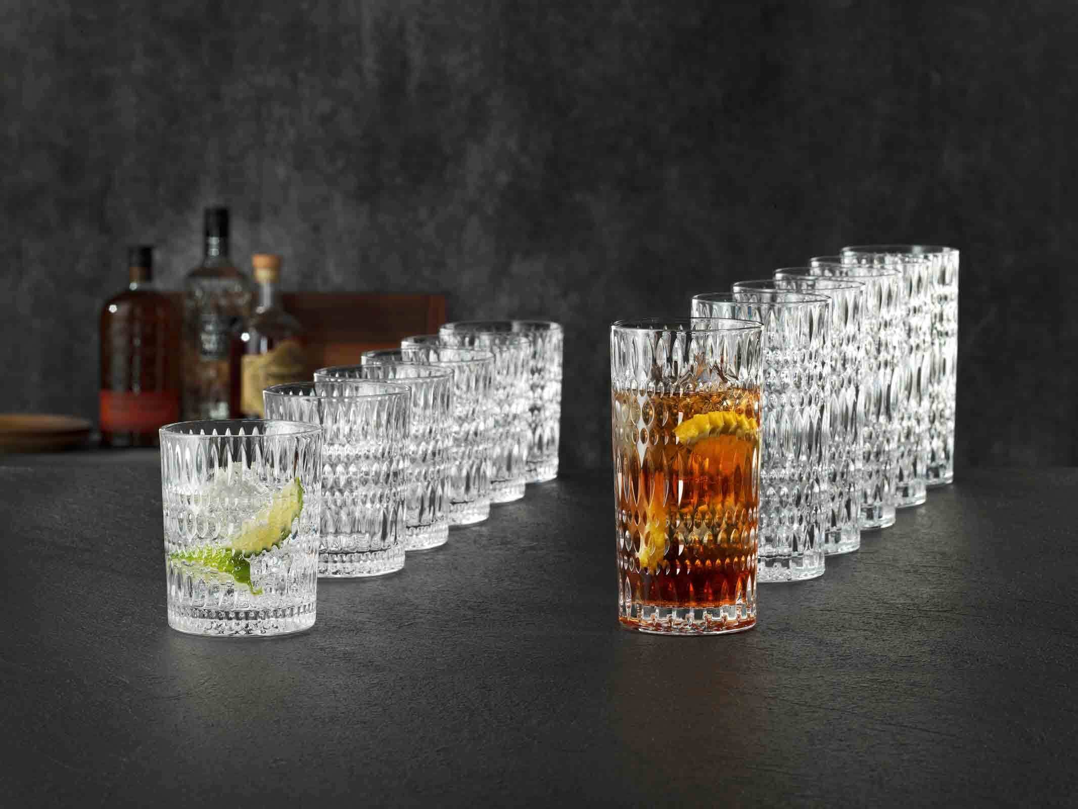 Nachtmann Gläser-Set »Longdrink & Becher Set Ethno 12er Set transparent«