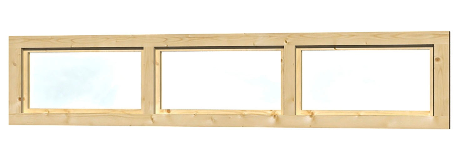 Skanholz Fenster "Oberlicht" 147 x 30 cm günstig online kaufen