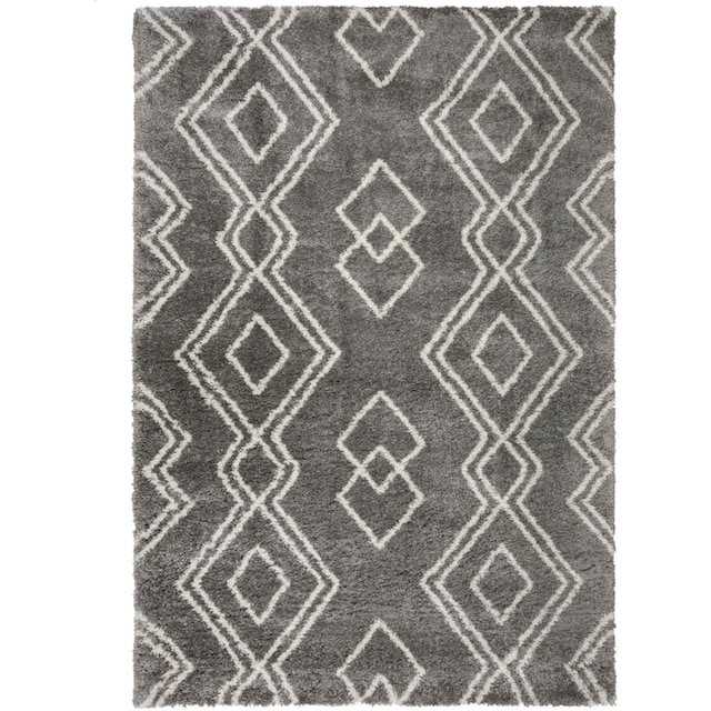 FLAIR RUGS Hochflor-Teppich »ATLAS«, rechteckig, Berber Teppich | BAUR