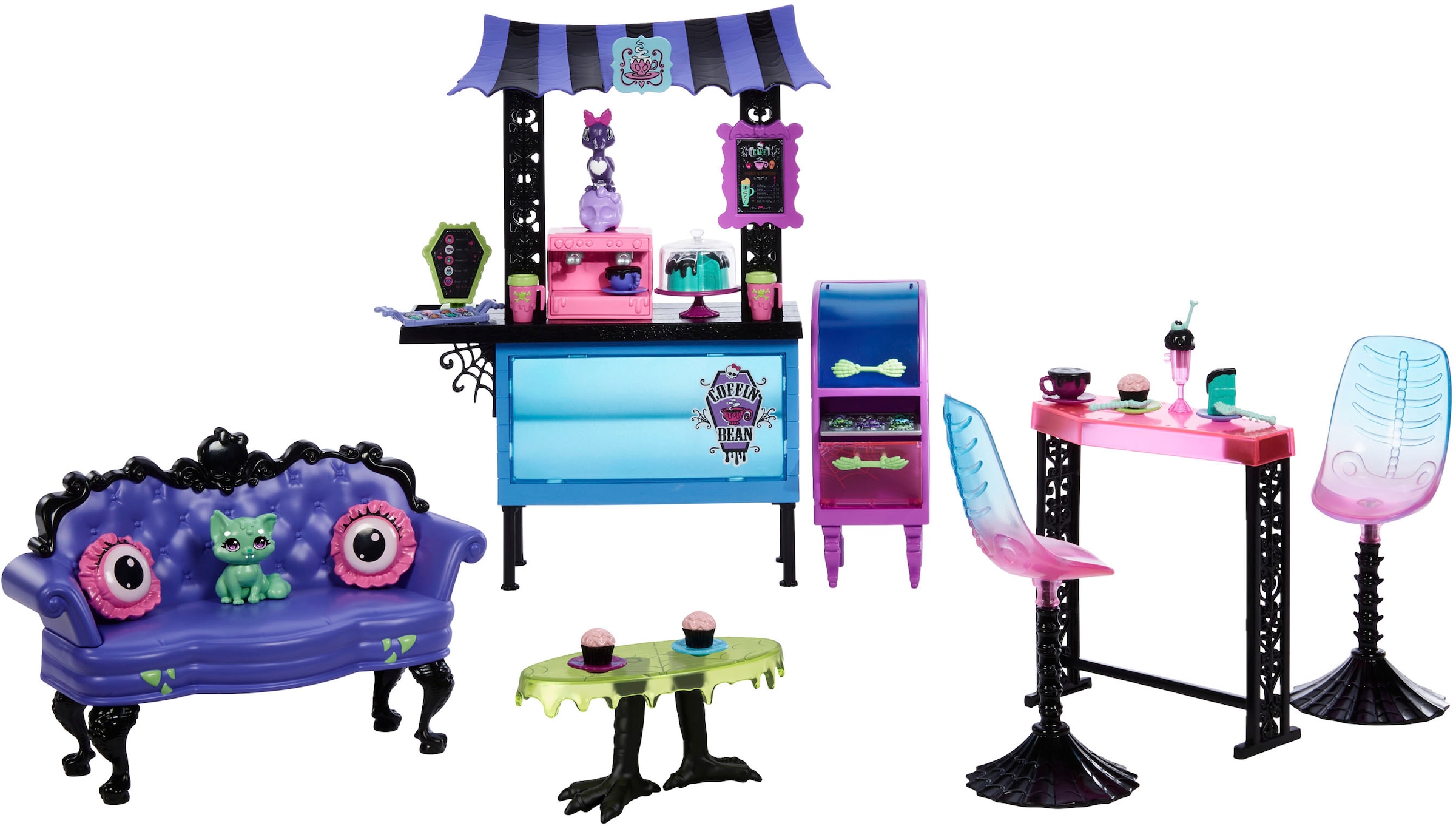MonsterHigh™ Spielwelt »Monster High, Cafè Schwarze Seele«