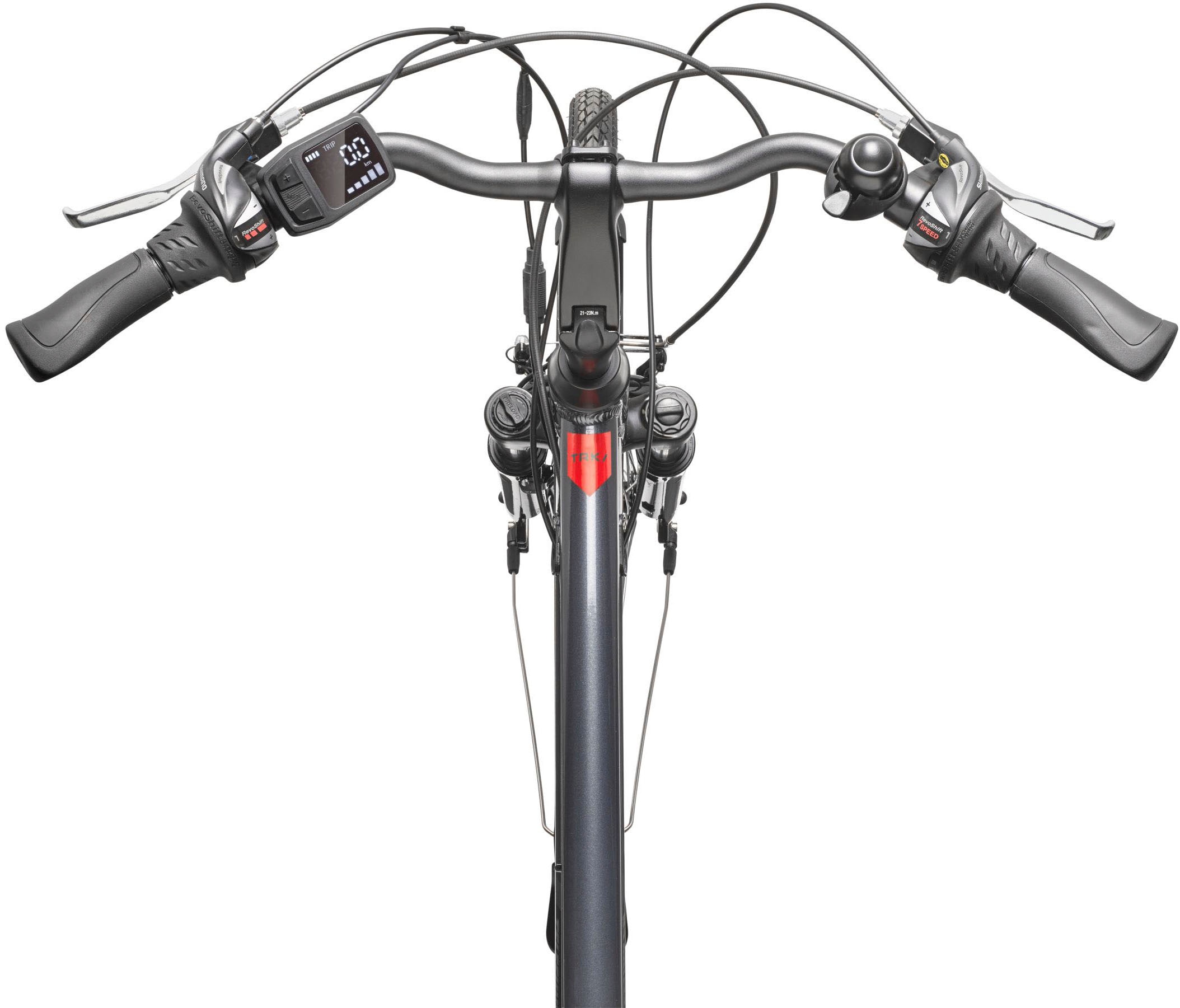 Telefunken E-Bike »E-Trekking Expedition XT485 Herren«, 21 Gang, Shimano, Acera, Heckmotor 250 W, Pedelec, Elektrofahrrad, Trekkingrad, Herren, innerhalb StVZO, 28 Zoll