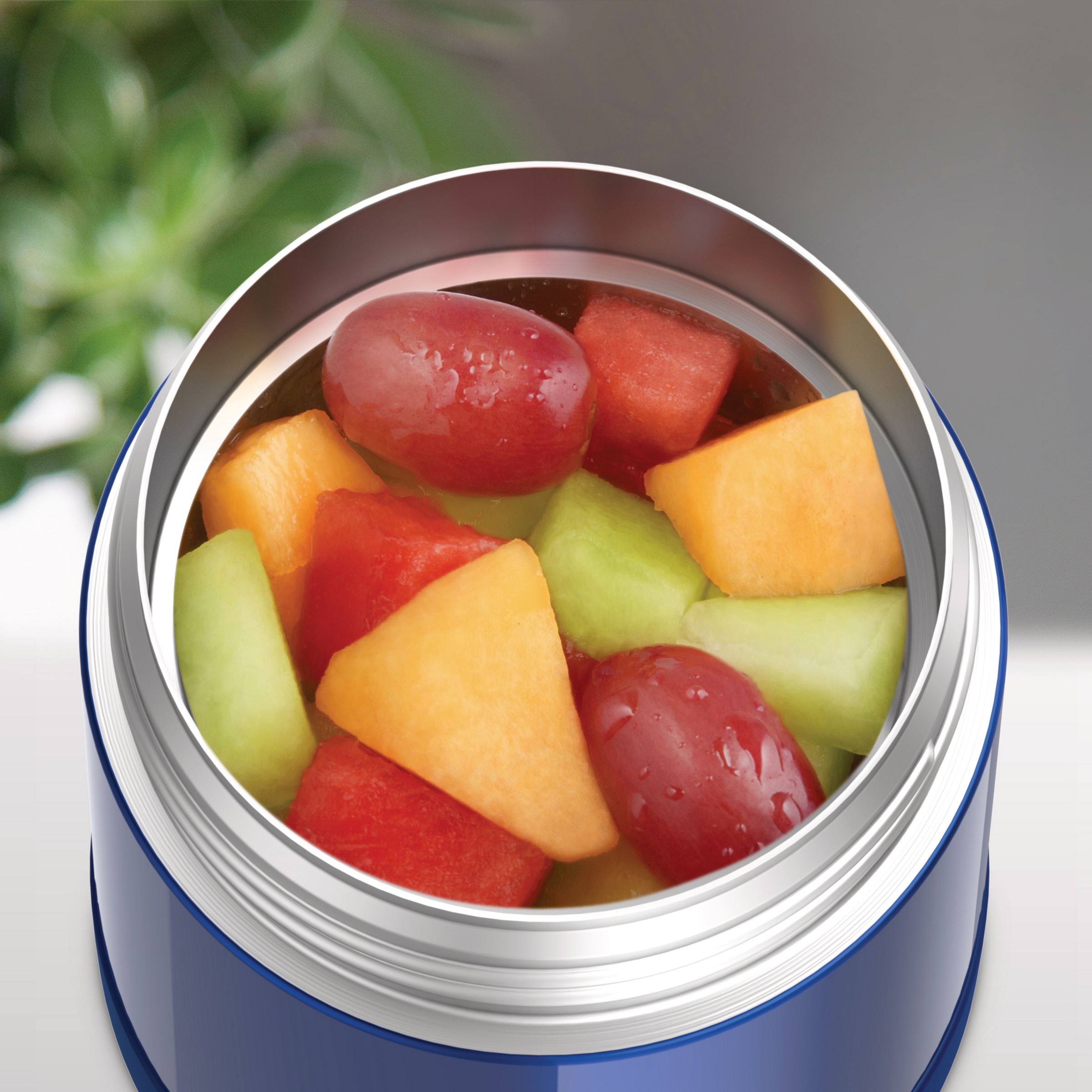 THERMOS Thermobehälter »FUNTAINER FOOD JAR, Thermobehälter für Essen, spülmaschinenfest«, (1 tlg.), 0,3l, 5h heiß & 7h kalt, dicht & auslaufsicher, mit klappbarem Löffel