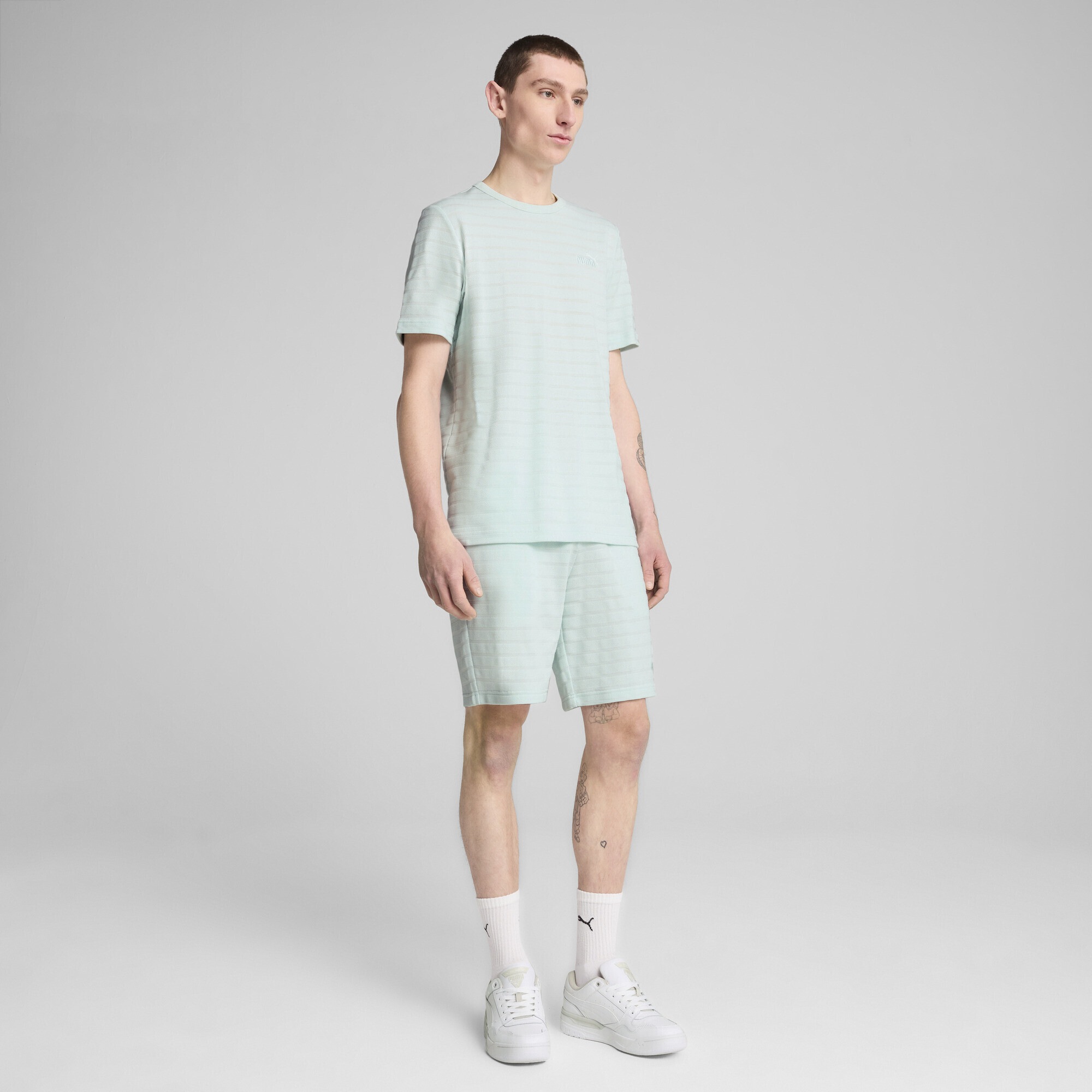 PUMA T-Shirt "Essentials Elevated Strukturiertes T-Shirt Herren" günstig online kaufen