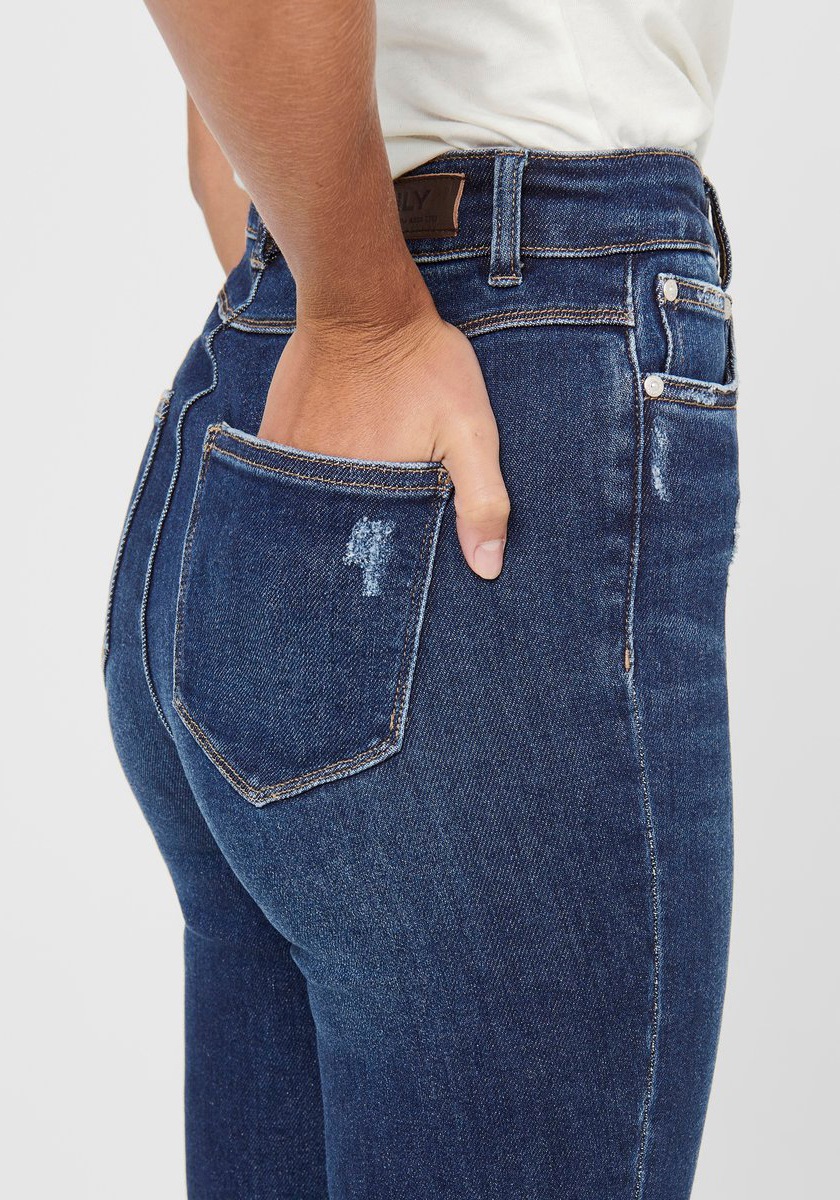 Thumbnail - ONLY High-waist-Jeans "ONLMILA HW SK ANK BJ374 NOOS"