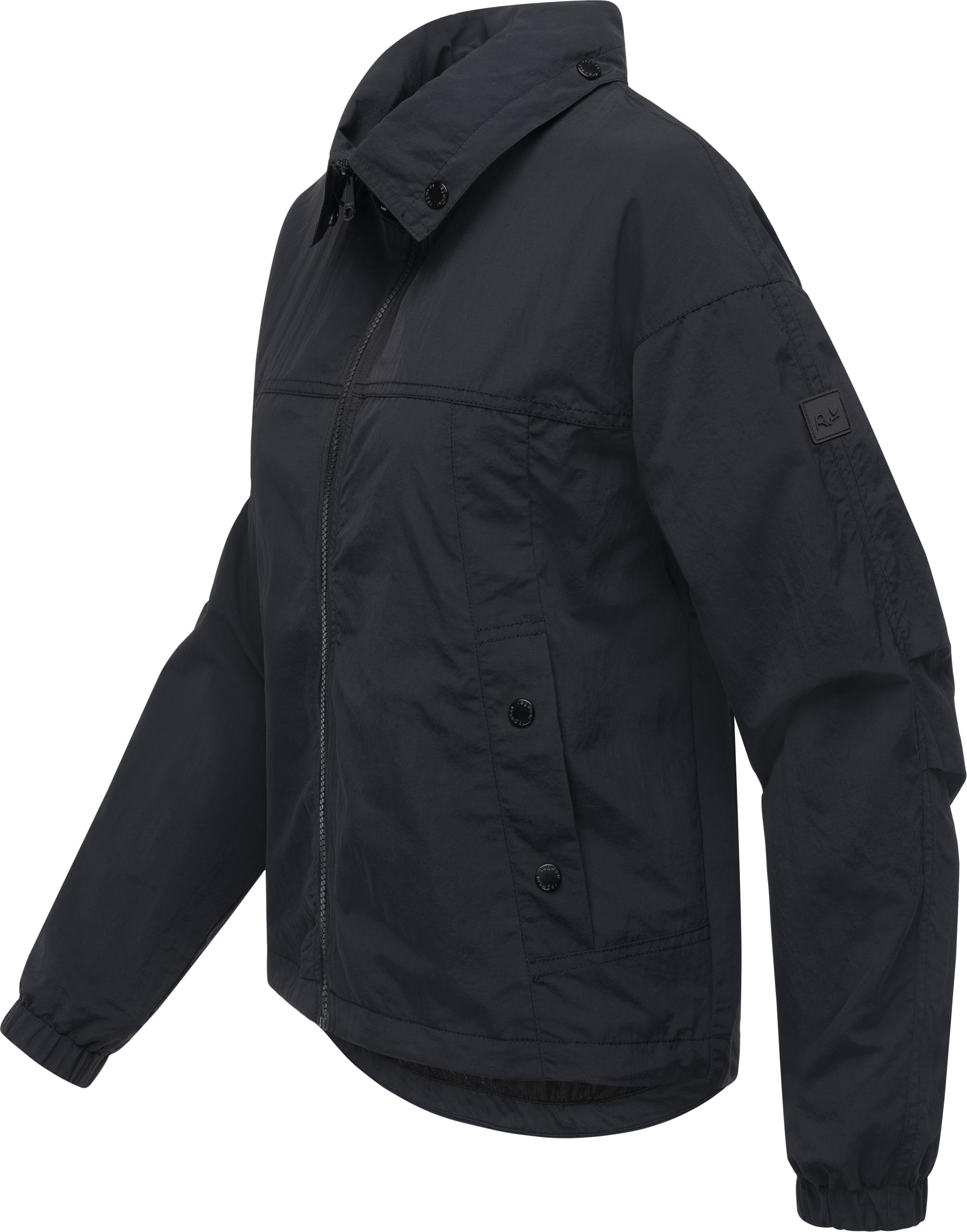 Ragwear Outdoorjacke »Cerys«, mit Kapuze, kurze Damen Übergangsjacke mit verstaubarer Kapuze