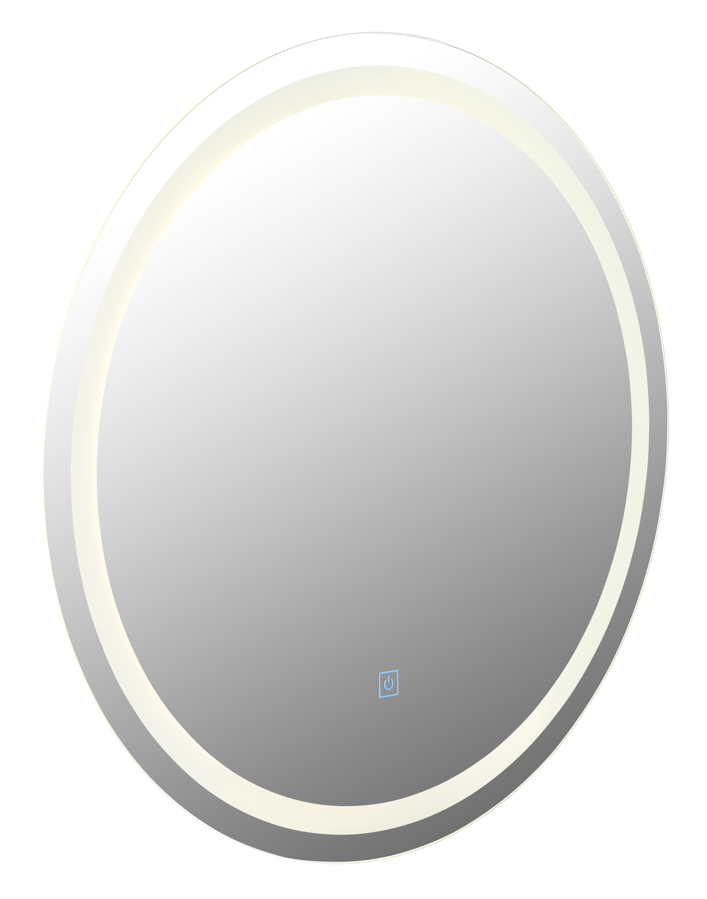GLOBO LIGHTING LED Spiegelleuchte »RIVAS«, Leuchtmittel LED-Modul | LED fest integriert, Spiegel/Touch Ein/Aus/Memoryfunktion/ ø: 550mm