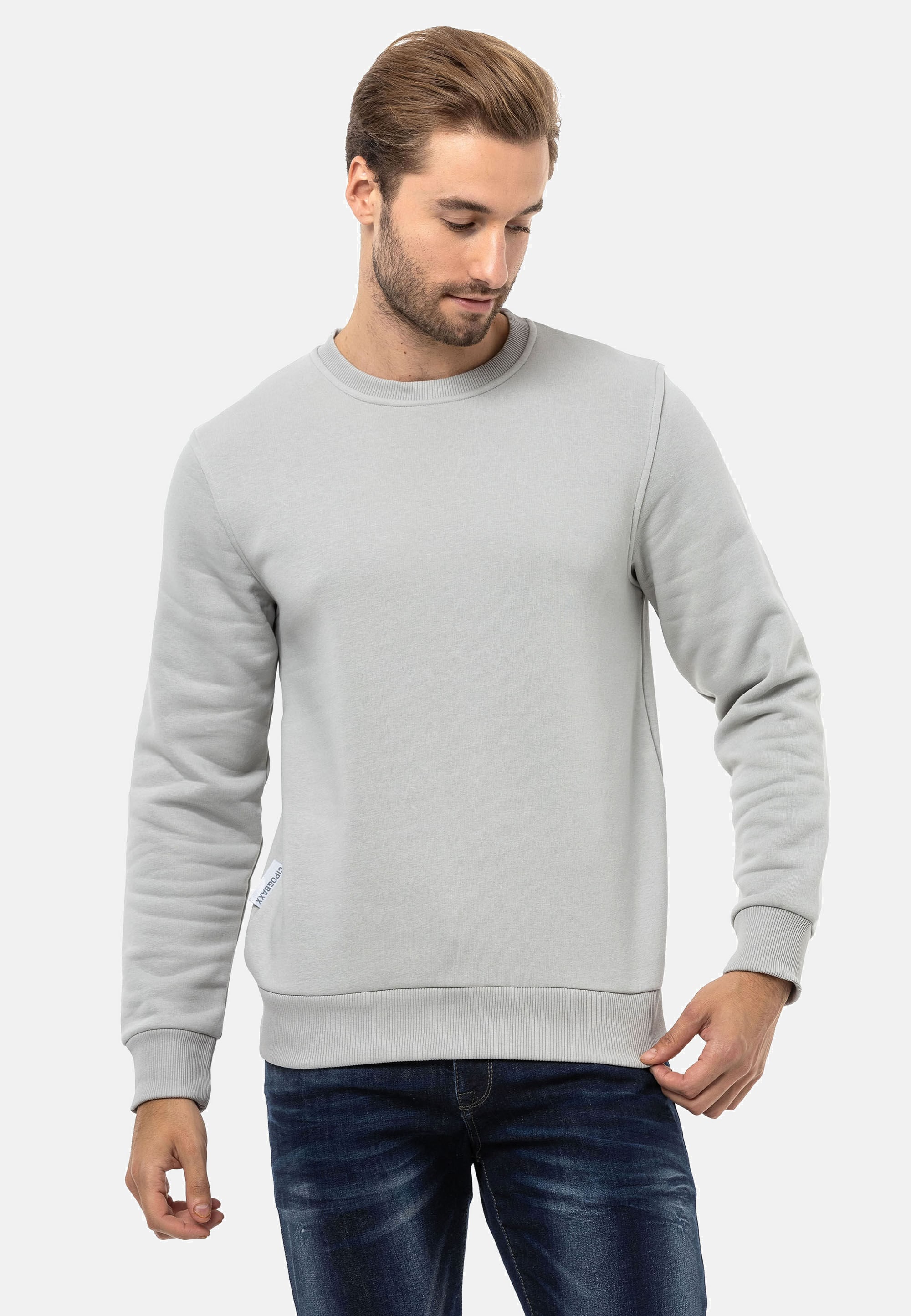 Cipo & Baxx Sweatshirt »CL558«, mit Rundhalsausschnitt
