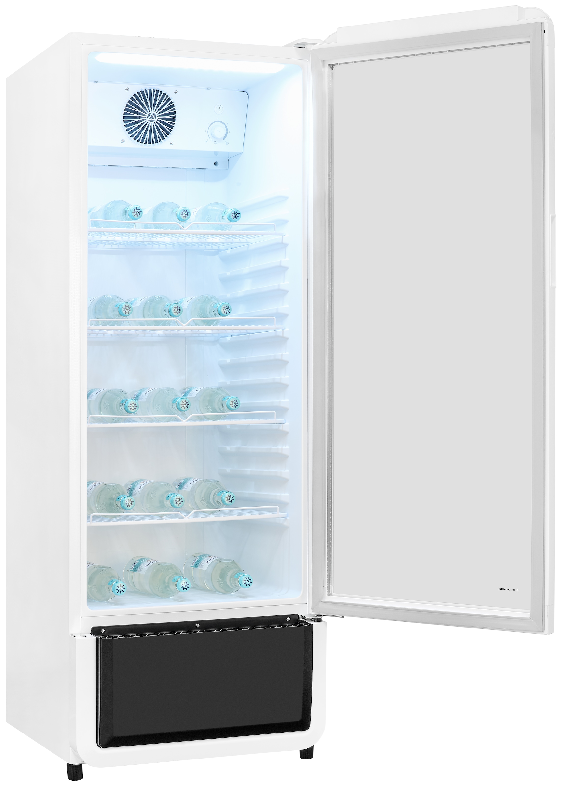 exquisit Getränkekühlschrank GKS220-GT-431D weiss »GKS220-GT-431D weiss« 152,5 cm hoch 54 cm breit