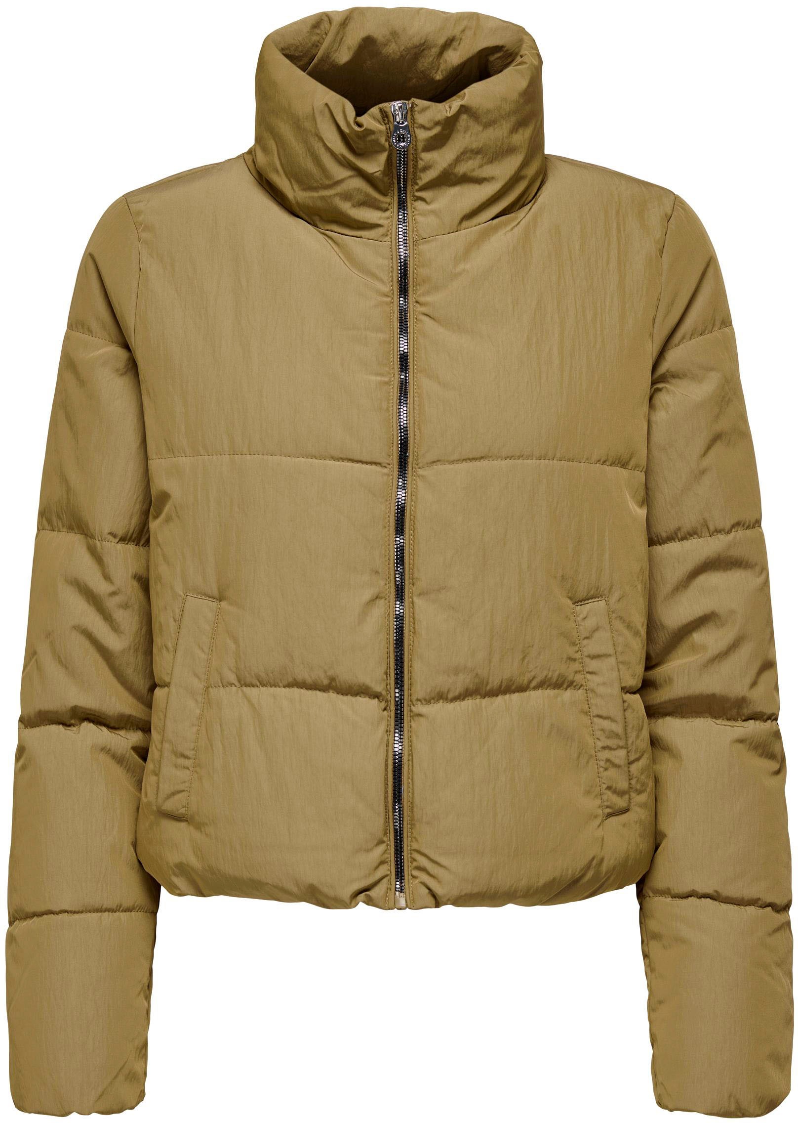 ONLY Steppjacke »ONLCAMILLA V-NECK L/S PULLOVER KNT NOOS«