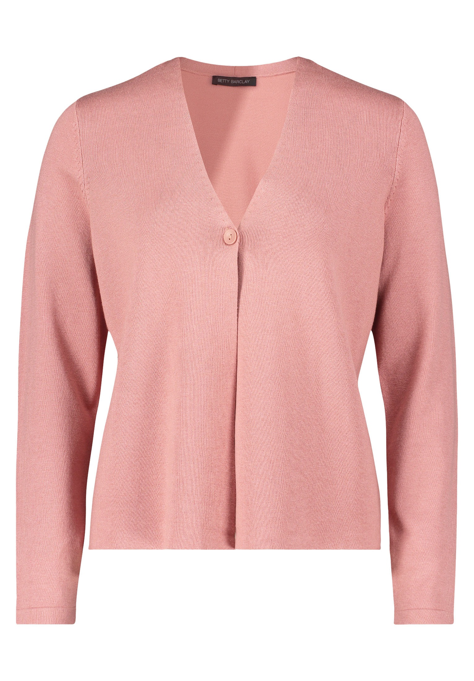 Betty Barclay Strickjacke »Betty Barclay Feinstrickjacke mit V-Ausschnitt«, Material