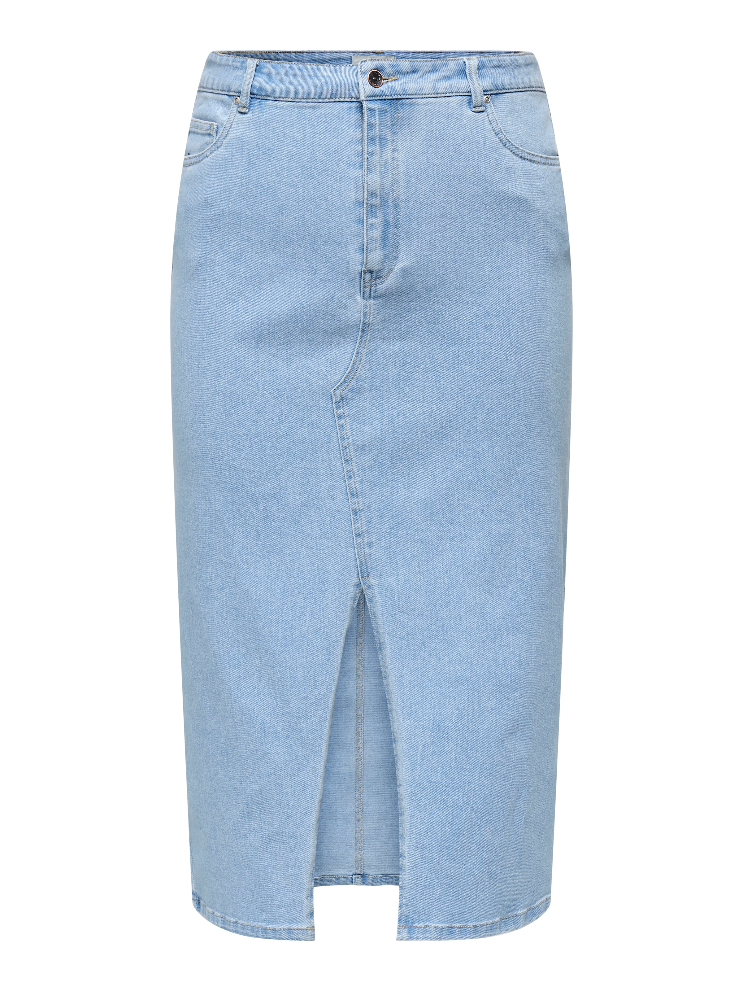 ONLY CARMAKOMA Jeansrock "CARSIRI FRONT SLIT SKIRT DNM GUA NOOS" günstig online kaufen