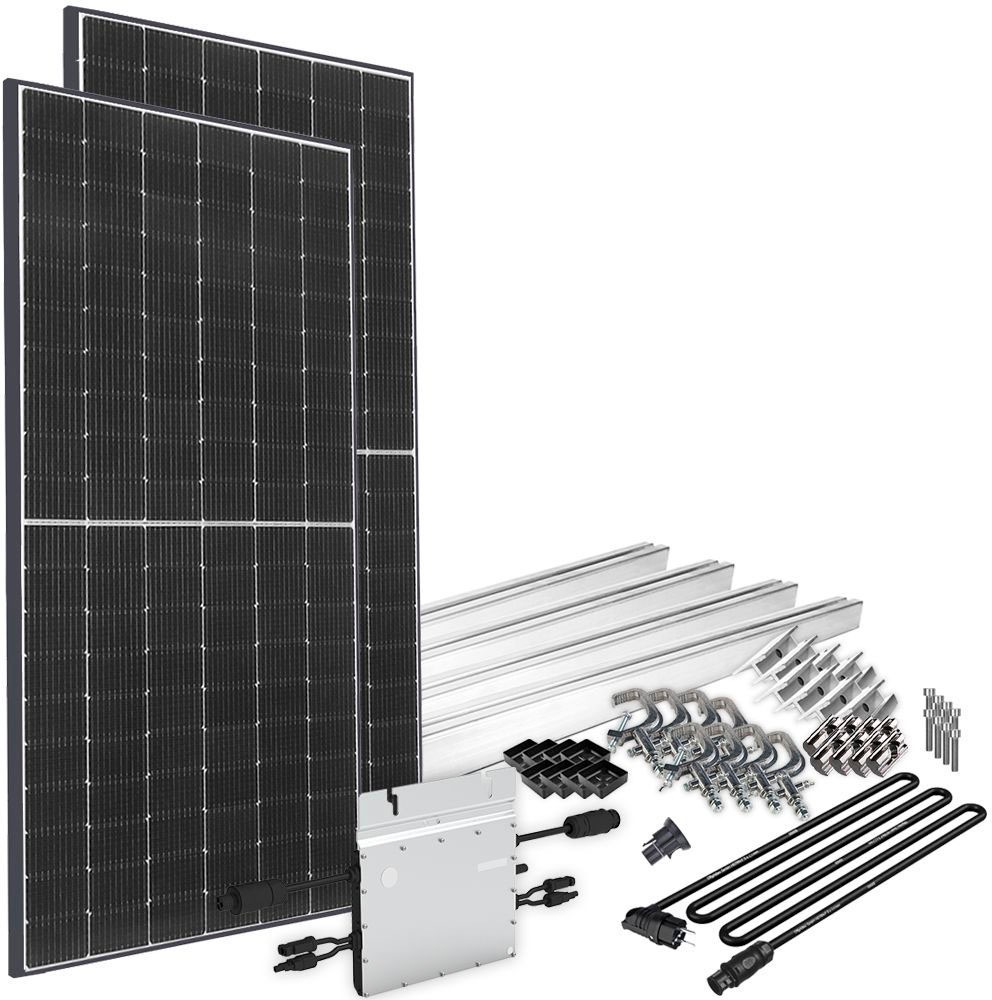 Solaranlage »Solar-Direct 830W HM-800«, Schukosteckdose, 10 m Anschlusskabel,...