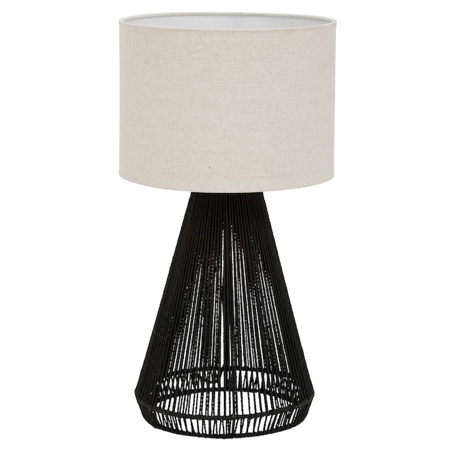 LeGer Home by Lena Gercke Tischleuchte »Zuri«, 1 flammig-flammig, Tischlampe  mit Sisalschnur, Leinenschirm / Stoff - beige | Im Sale