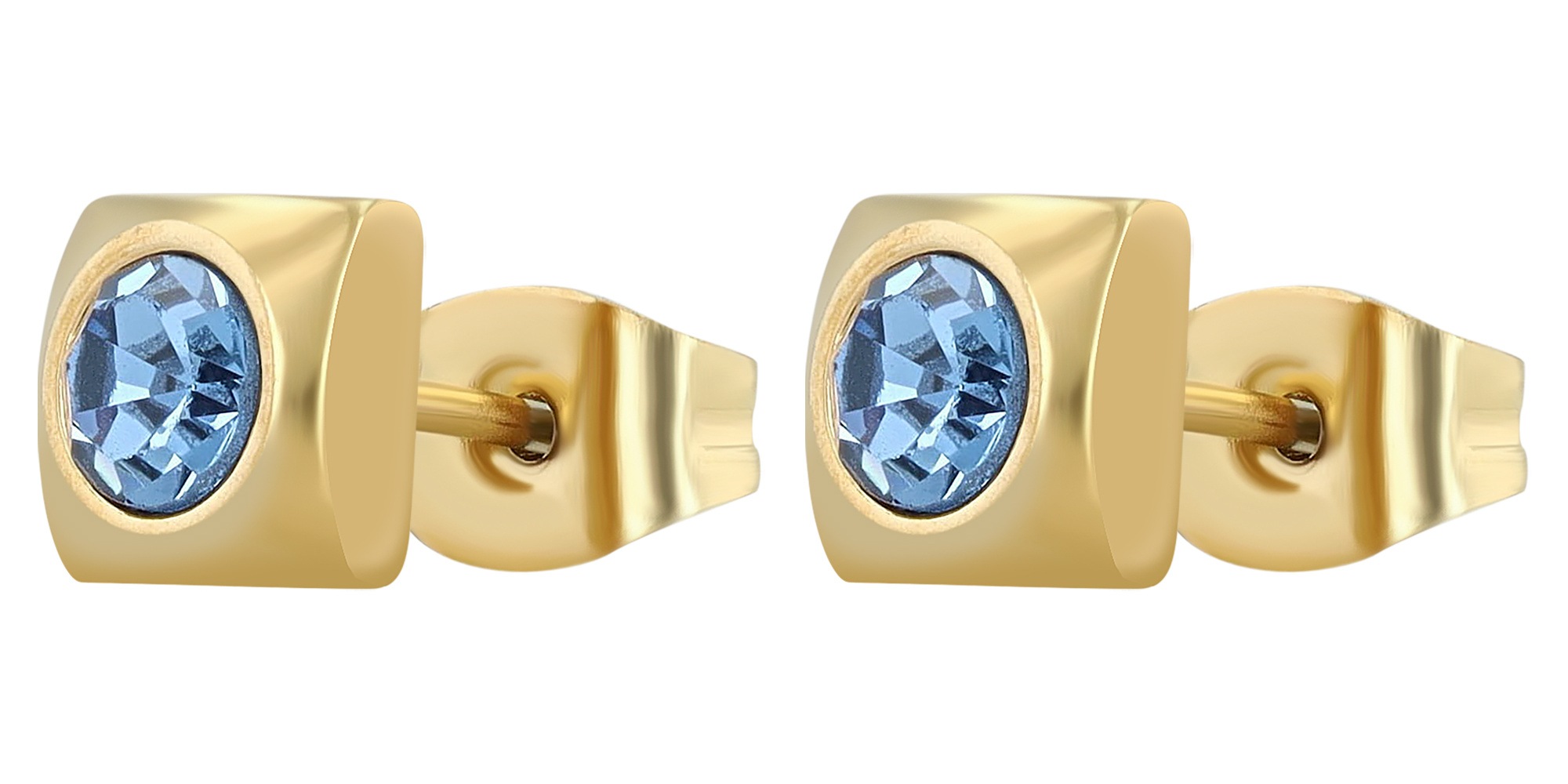 Adelia´s Paar Ohrhänger »Damen Ohrringe – Ohrstecker aus Edelstahl mit Strass Steinchen« Perfekt als Geschenk für besondere Menschen