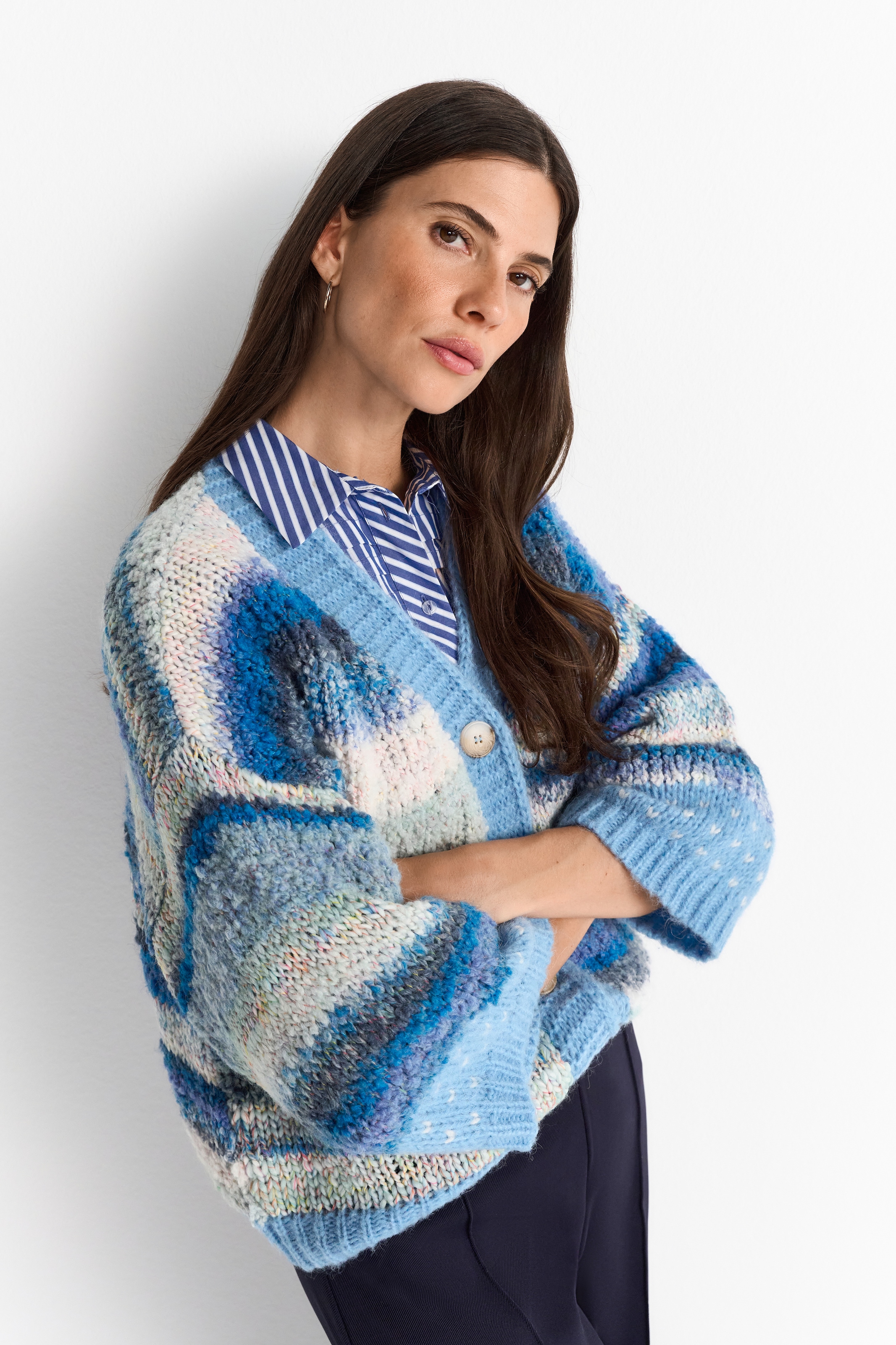 RICHROYAL Strickjacke, Mit V-Ausschnitt günstig online kaufen