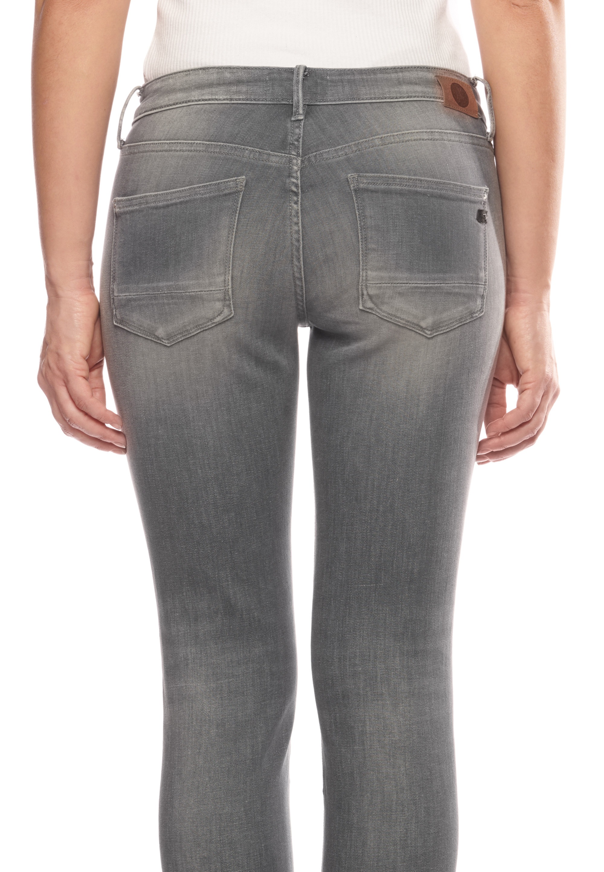 Le Temps Des Cerises Slim-fit-Jeans, mit trendigen Used-Details