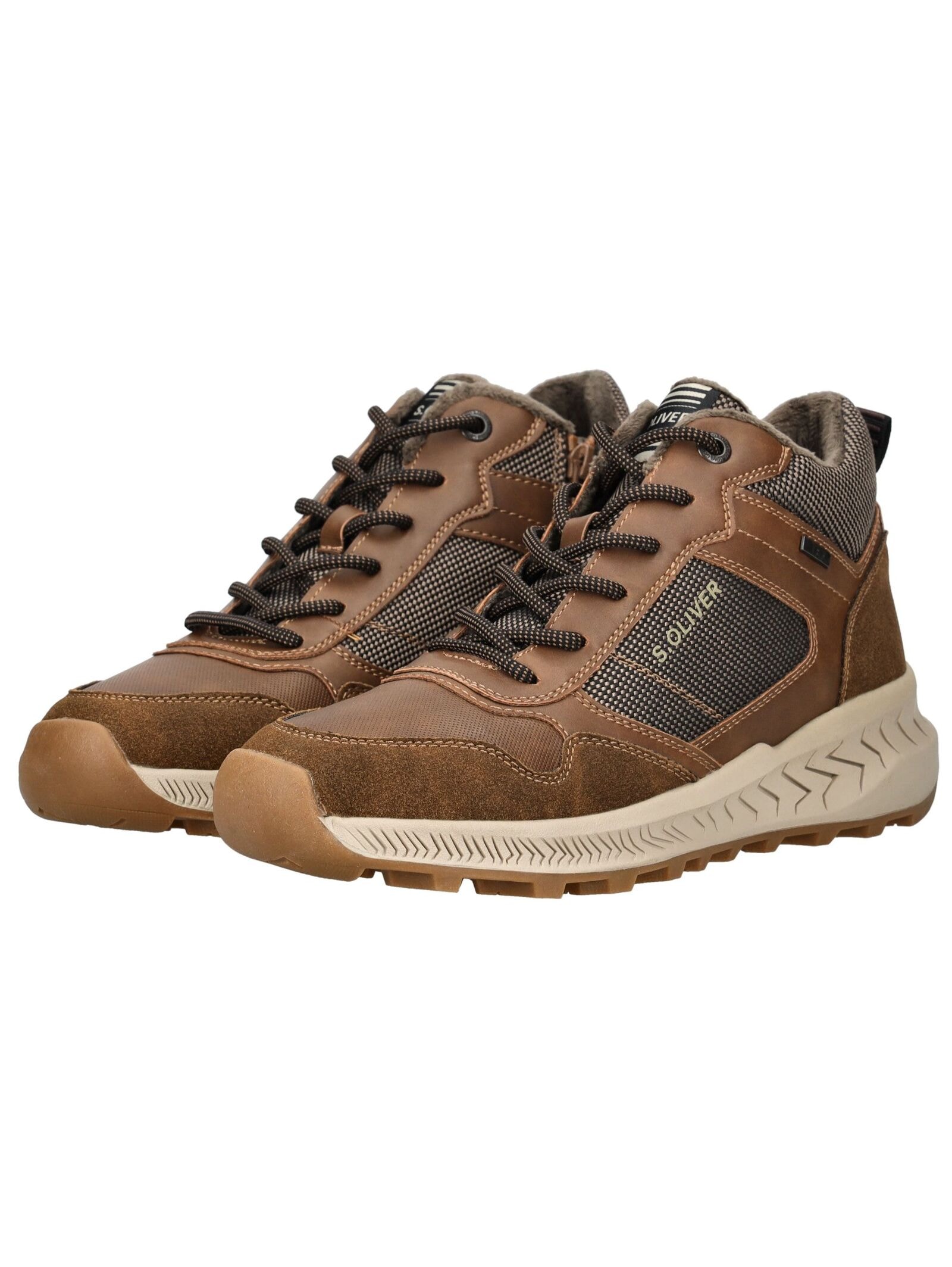 s.Oliver Schnürstiefelette »s.Oliver Stiefelette Lederimitat/Textil«