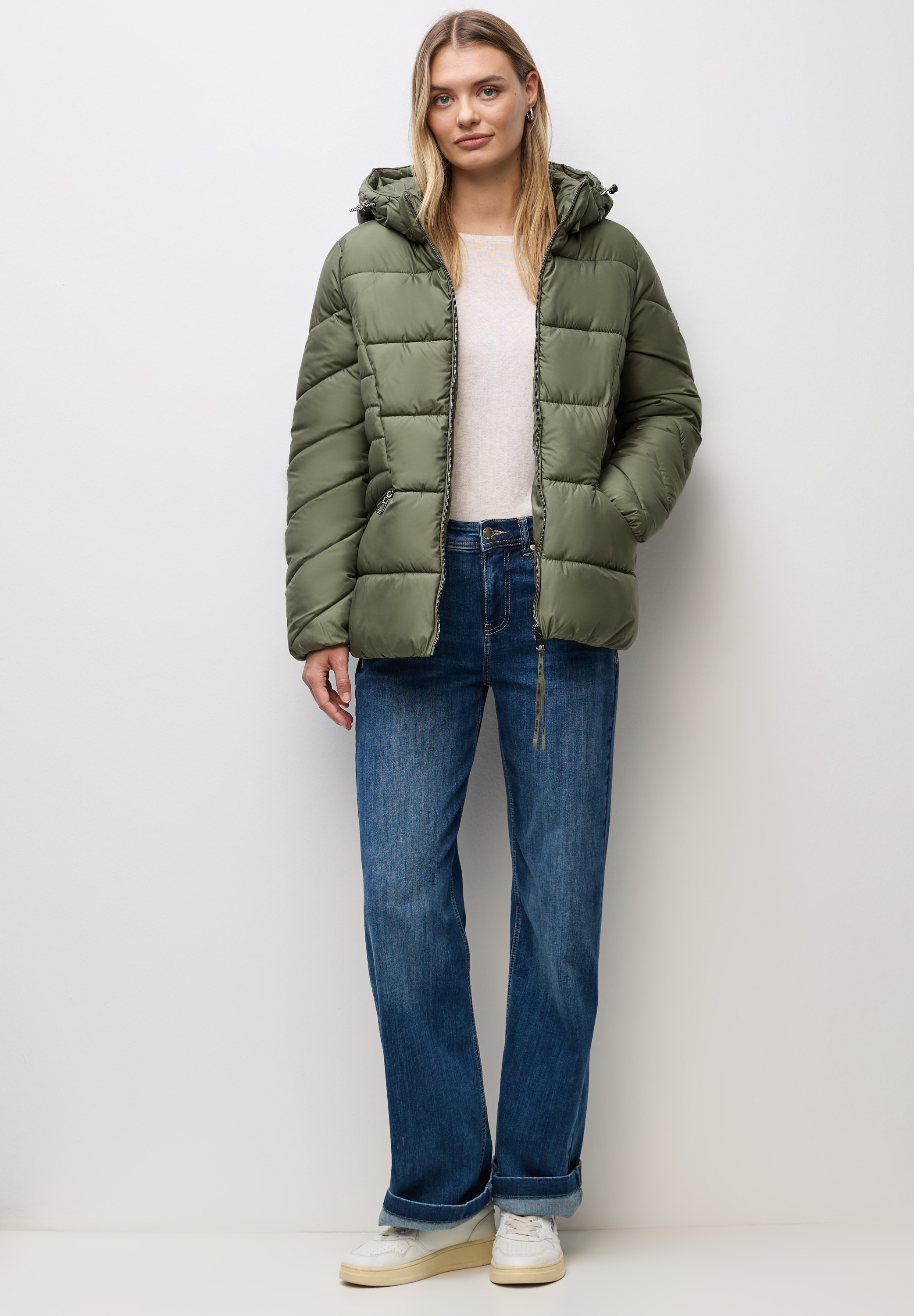 STREET ONE Steppjacke mit Kapuze mit Kapuze