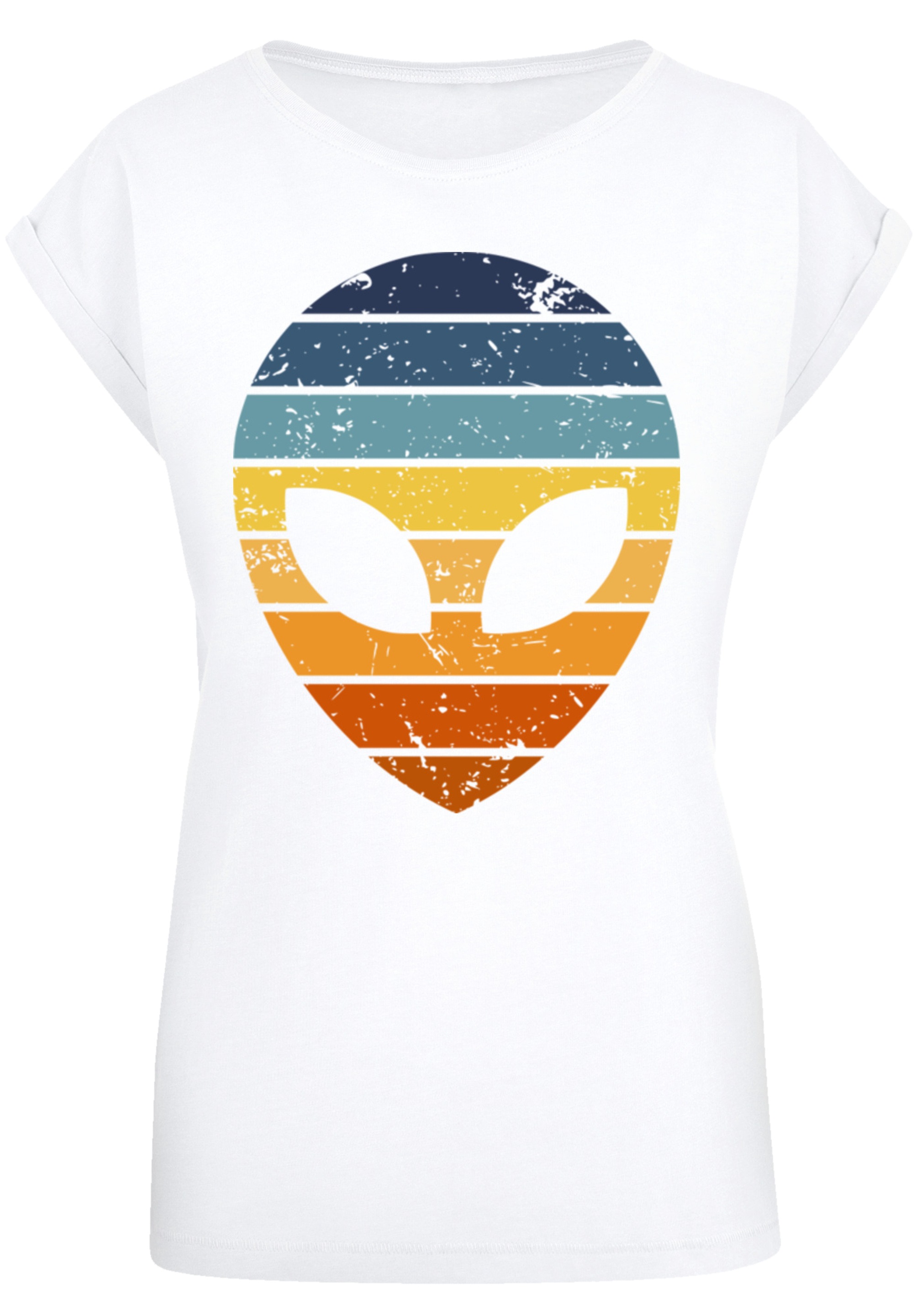 F4NT4STIC T-Shirt "Alien Sonnenuntergang Retro", Premium Qualität günstig online kaufen