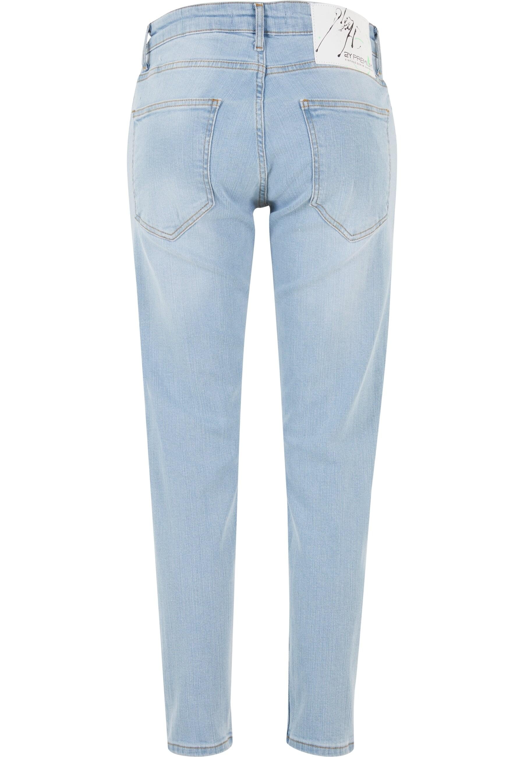 2Y Studios Bequeme Jeans "2Y Studios Herren 2Y Destroyed Tapered Fit Denim" günstig online kaufen