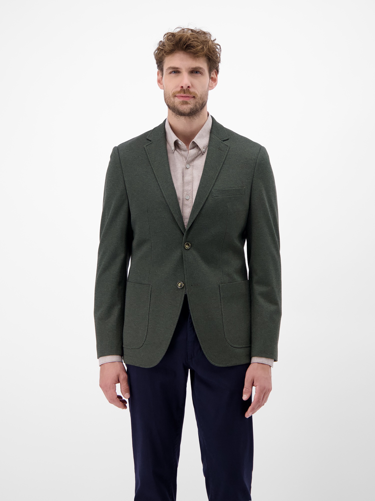 LERROS Jerseysakko "Sakko mit Hahnentrittmuster" günstig online kaufen