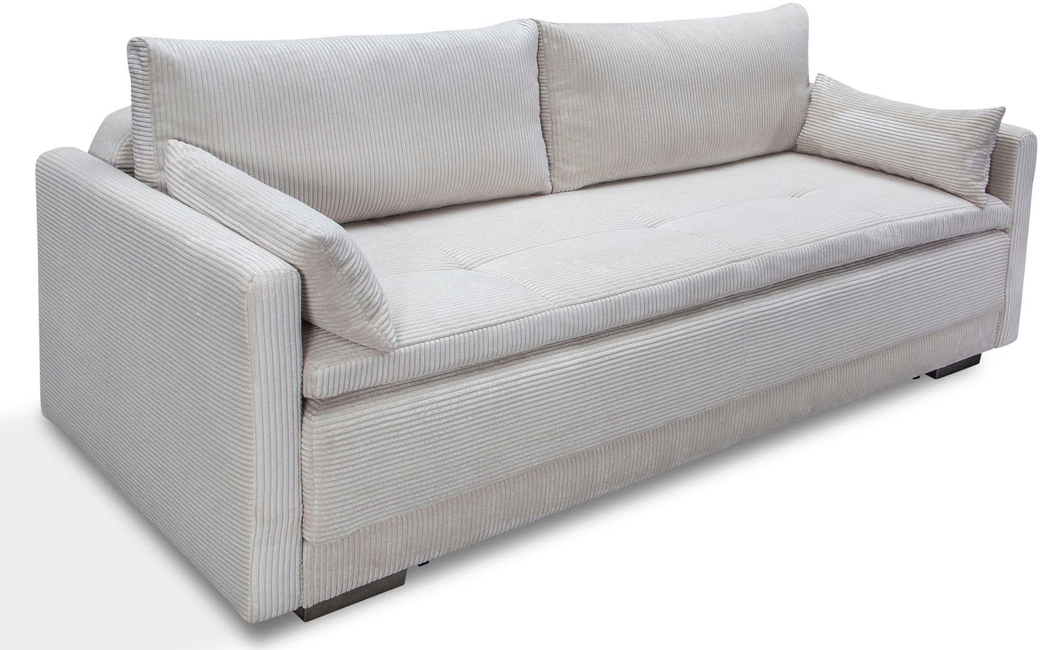 INOSIGN Schlafsofa »Andrea«, mit Boxspringaufbau, Bettfunktion & Bettkasten, Dauerschlafsofa