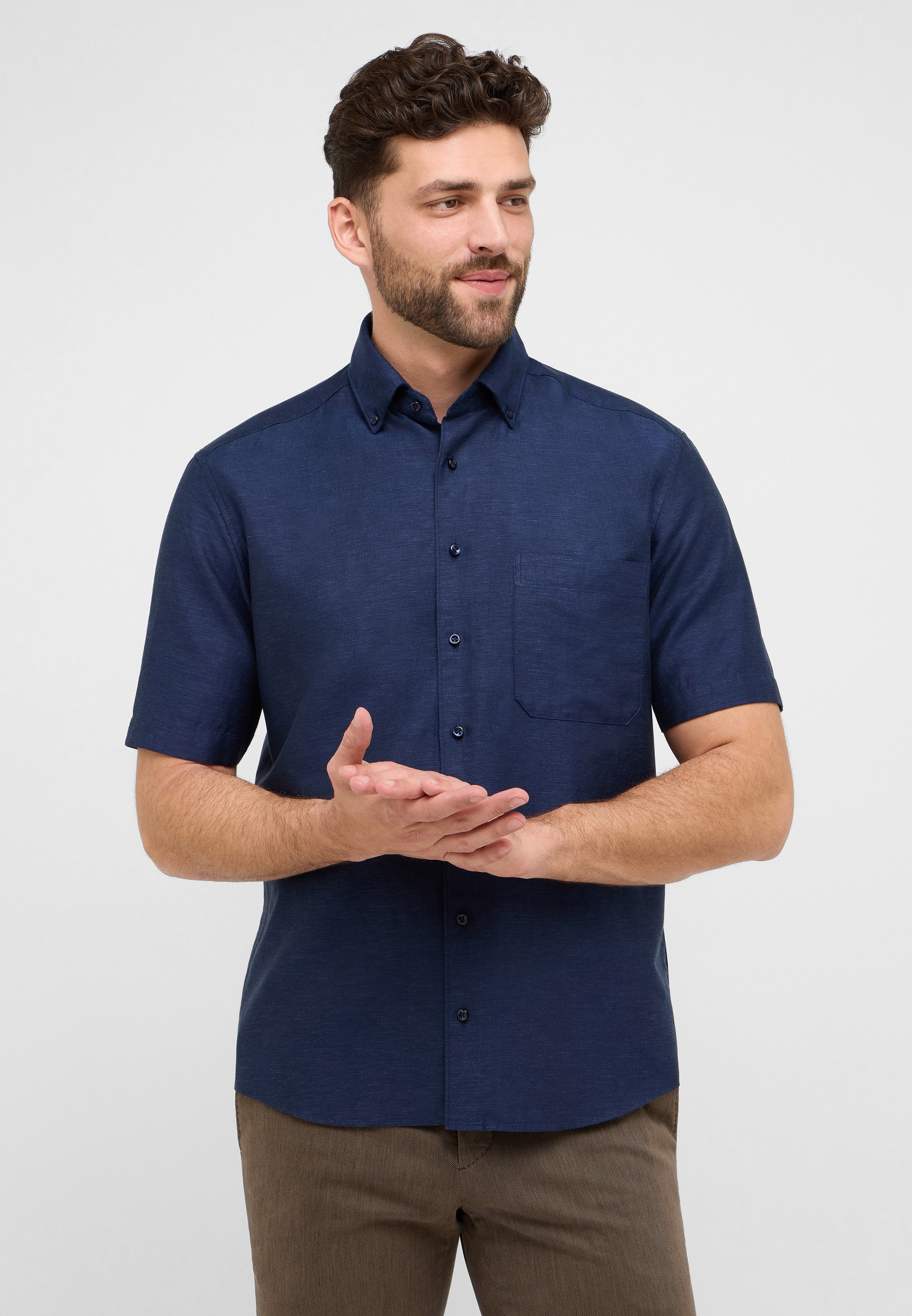 Eterna Kurzarmhemd "COMFORT FIT", EASY IRON (bügelleicht) günstig online kaufen