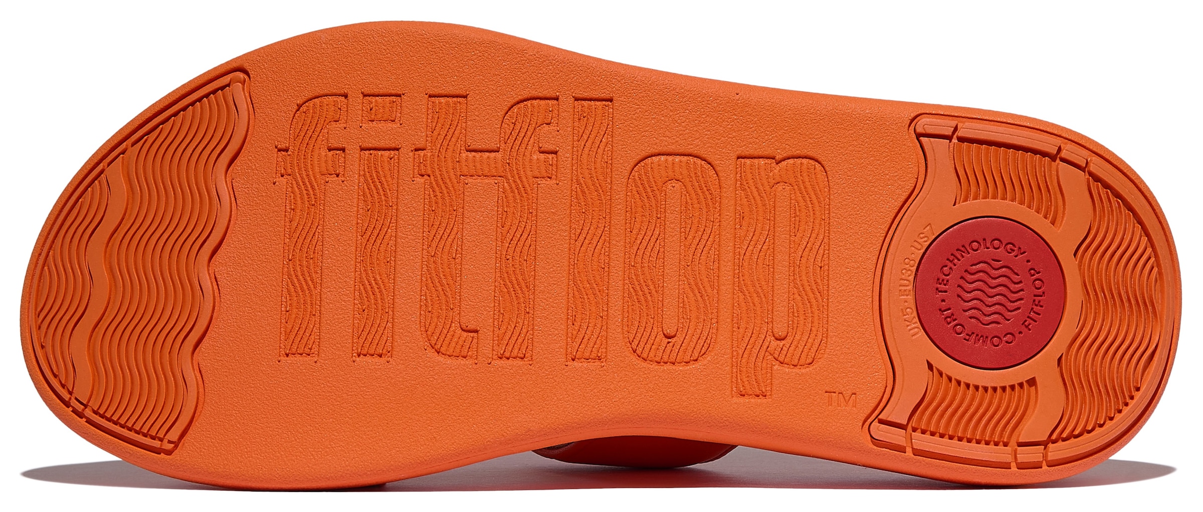 Fitflop Pantolette »F-MODE GO«, Plateausandale mit dämpfender MICROWOBBLEBOARD Technologie