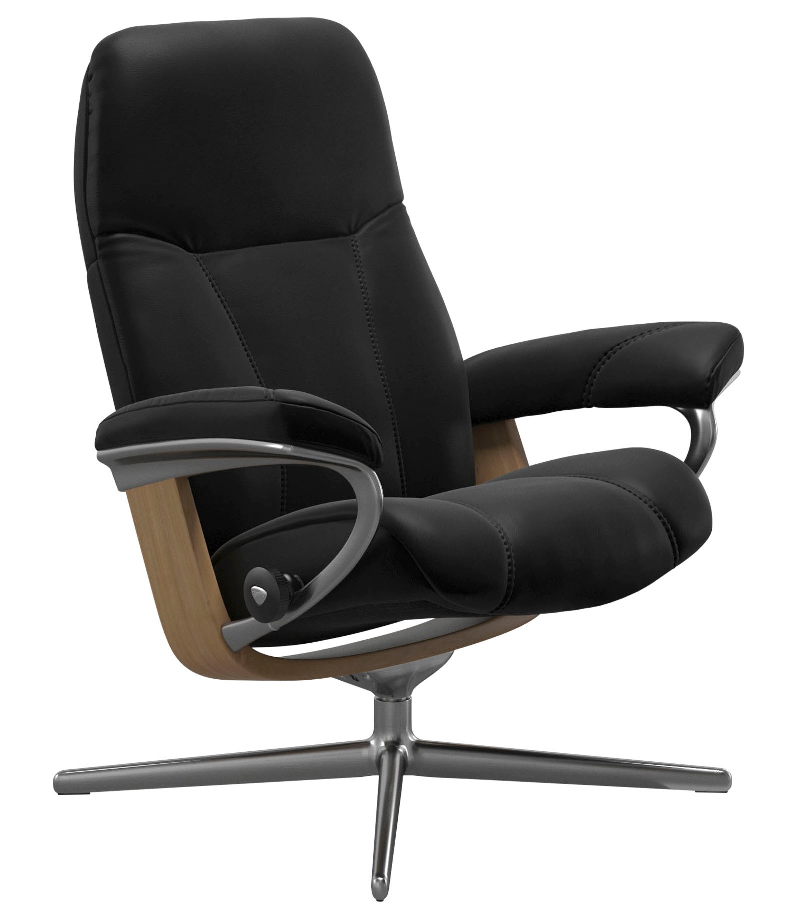 Stressless "Consul" mit Cross Base, Größe S, M & L, Holzakzent Eiche, in 2 günstig online kaufen