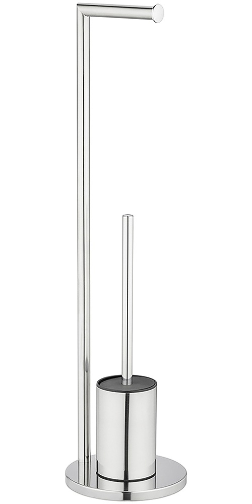 WENKO WC-Garnitur "Modell Ferla" aus Edelstahl  Metall Standgarnitur aus Ed günstig online kaufen