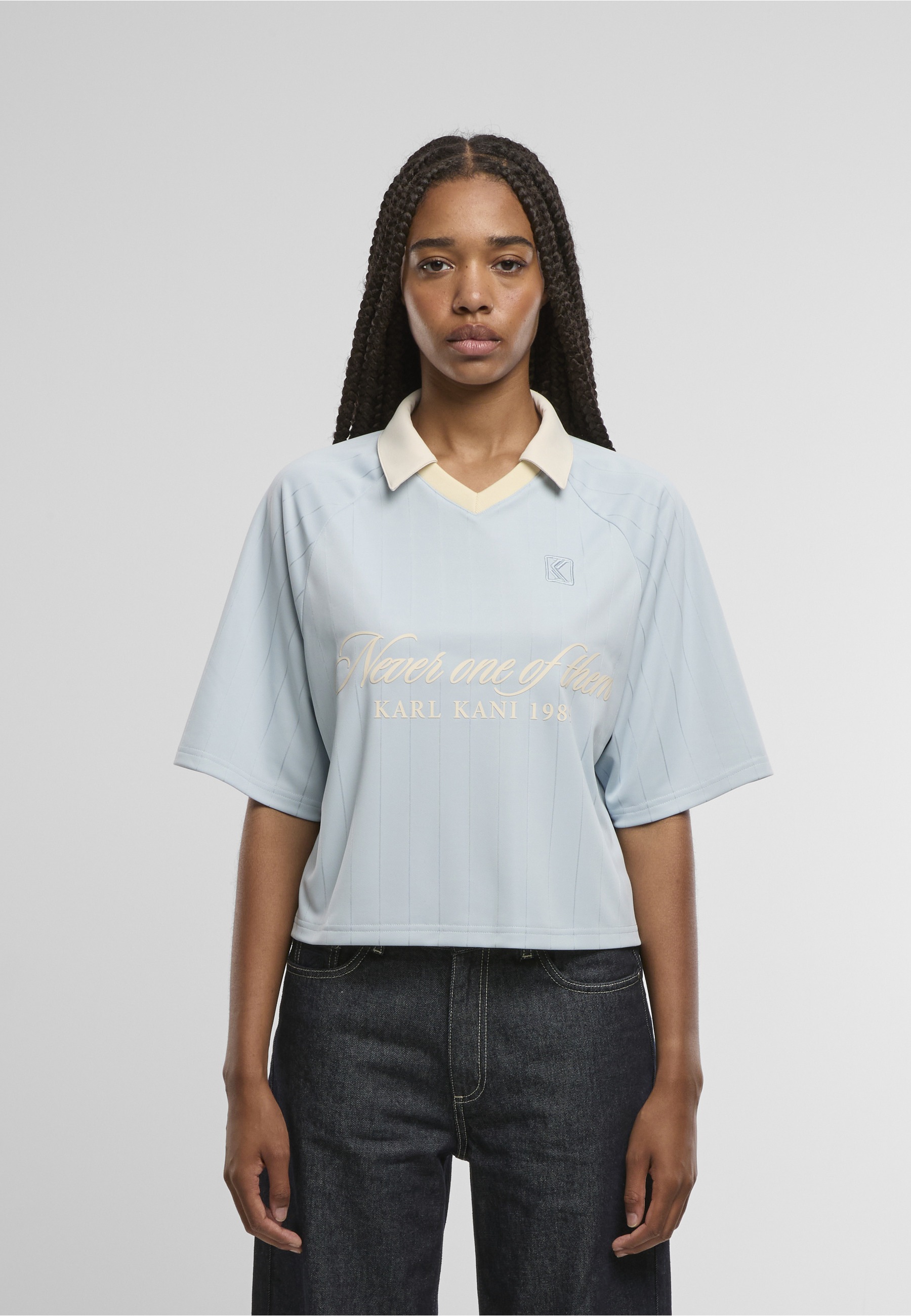 Karl Kani T-Shirt »Karl Kani OG Shadow Pinstripe Soccer Jersey« 1
