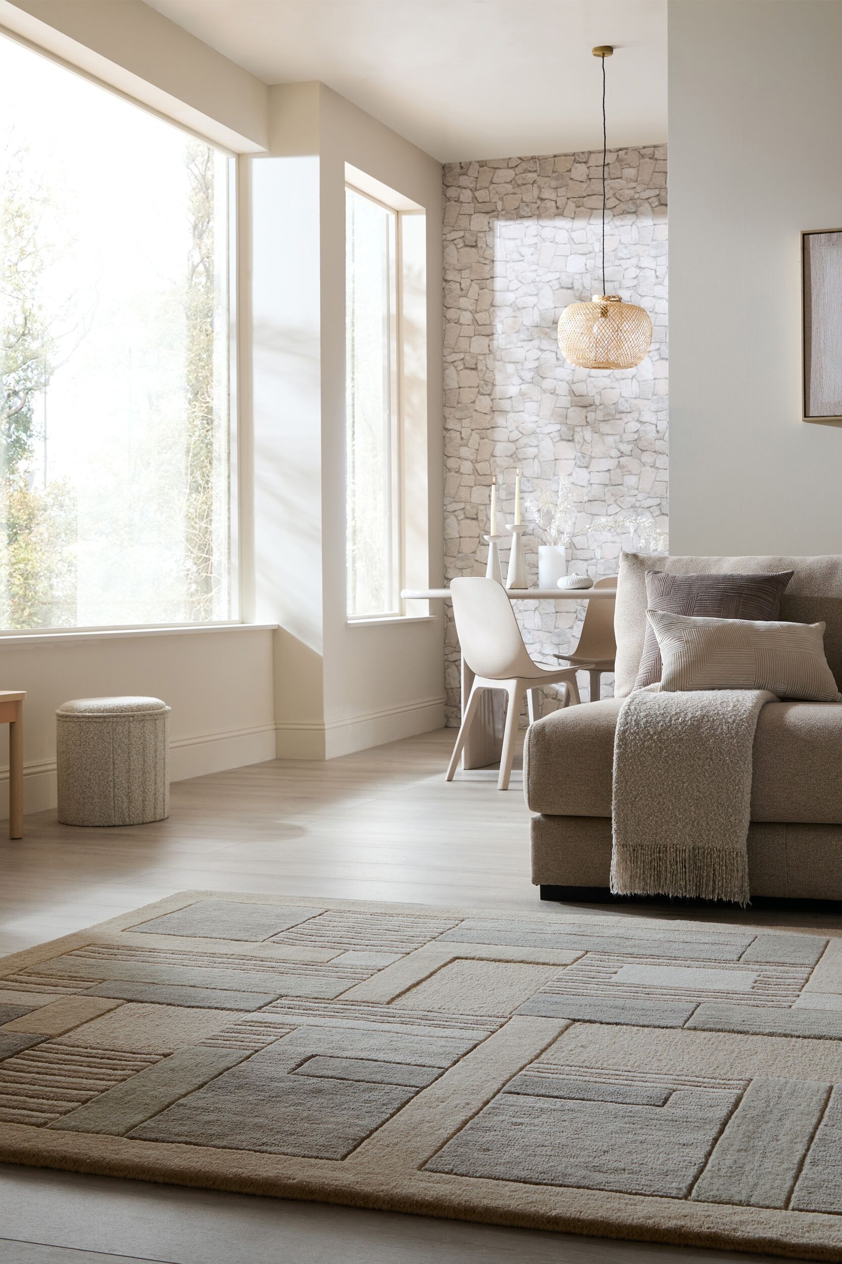 FLAIR RUGS Teppich »VARA WOOL« rechteckig 6 mm Höhe