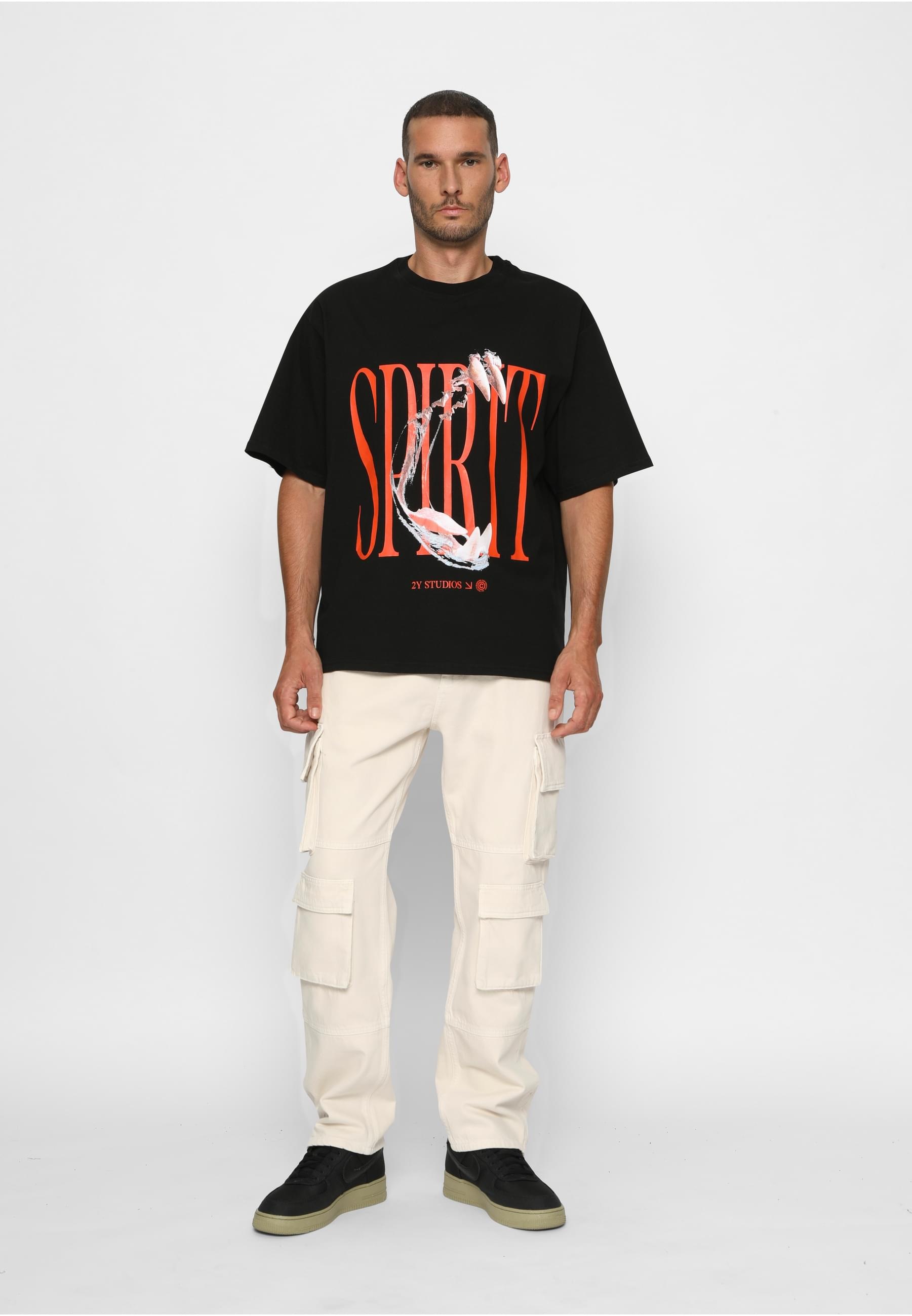 2Y Studios T-Shirt »2Y Studios Herren Spirit Oversize Tee«, (1 tlg.)