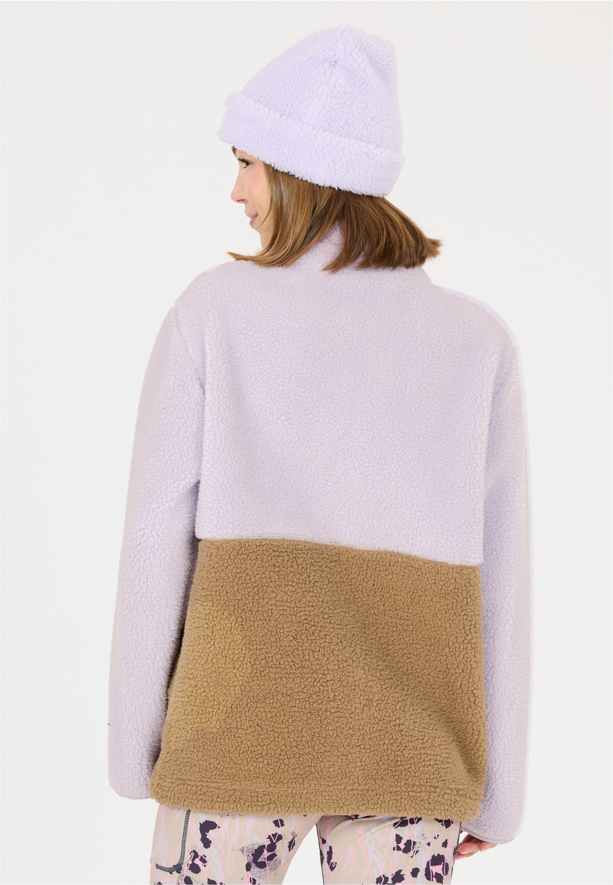 SLOPE Fleecejacke »Katau« aus wärmendem Teddy-Stoff