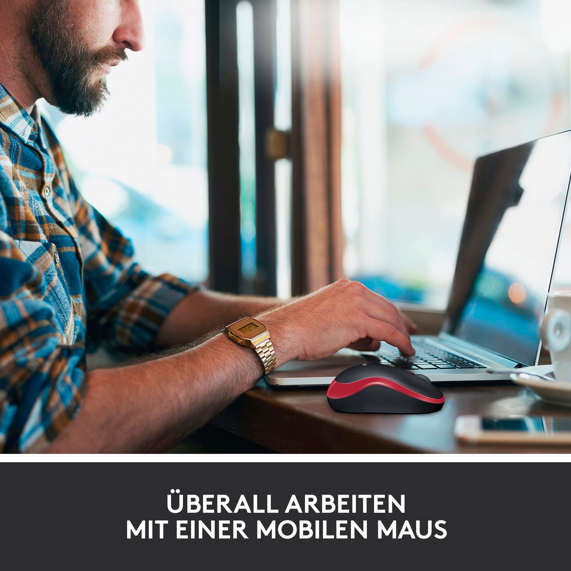Logitech Maus »M185«, Funk