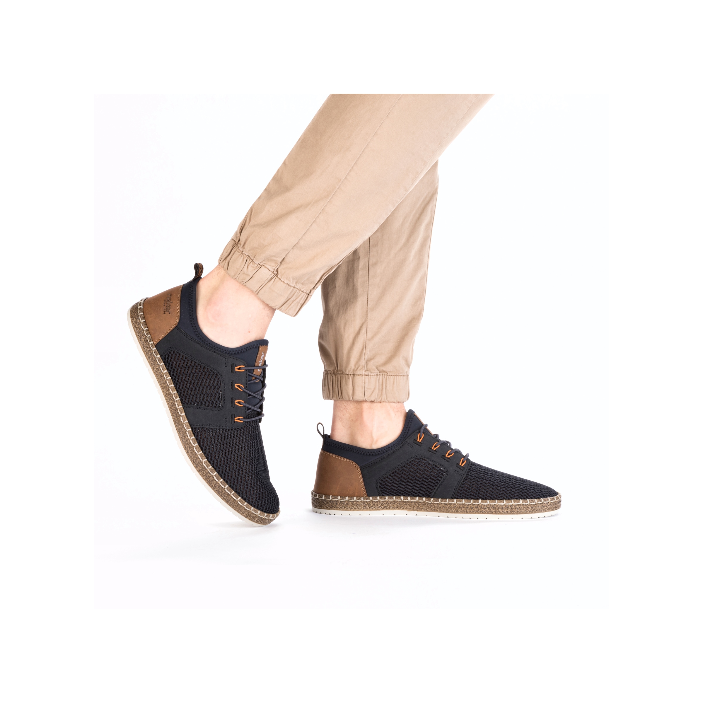 Rieker Slip-On Sneaker  Schlupfschuh, Slipper, Freizeitschuh, elastischer Einstieg, Gummizug