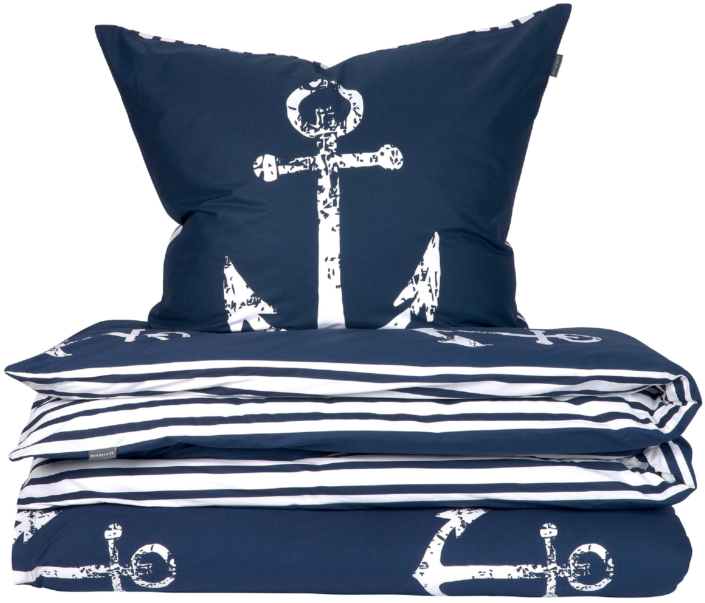 Schiesser Bettwäsche "Marina, maritime Momente in frischer Farbkombination" günstig online kaufen