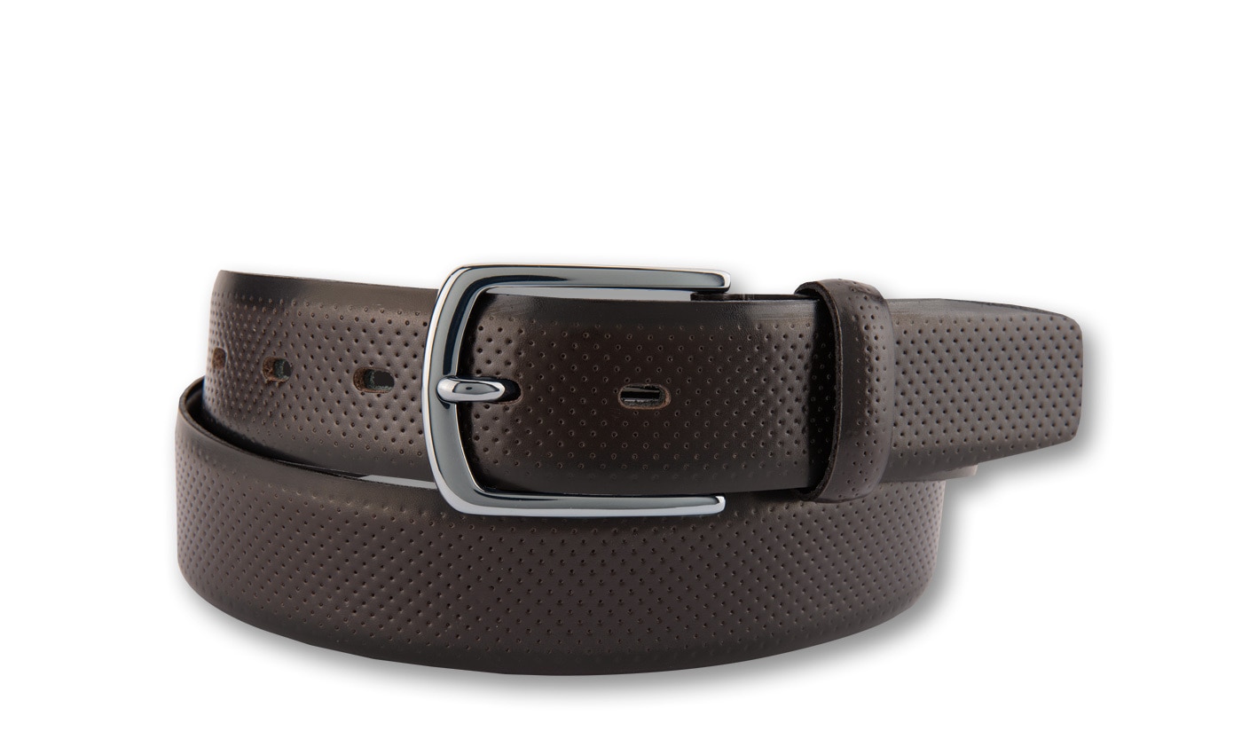 BERND GÖTZ Ledergürtel "Ledergürtel mit repräsentativer feiner Punktprägung günstig online kaufen