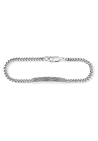 CAÏ Armband »925/- Sterling Silber oxidiert Wellen 19cm« kaufen