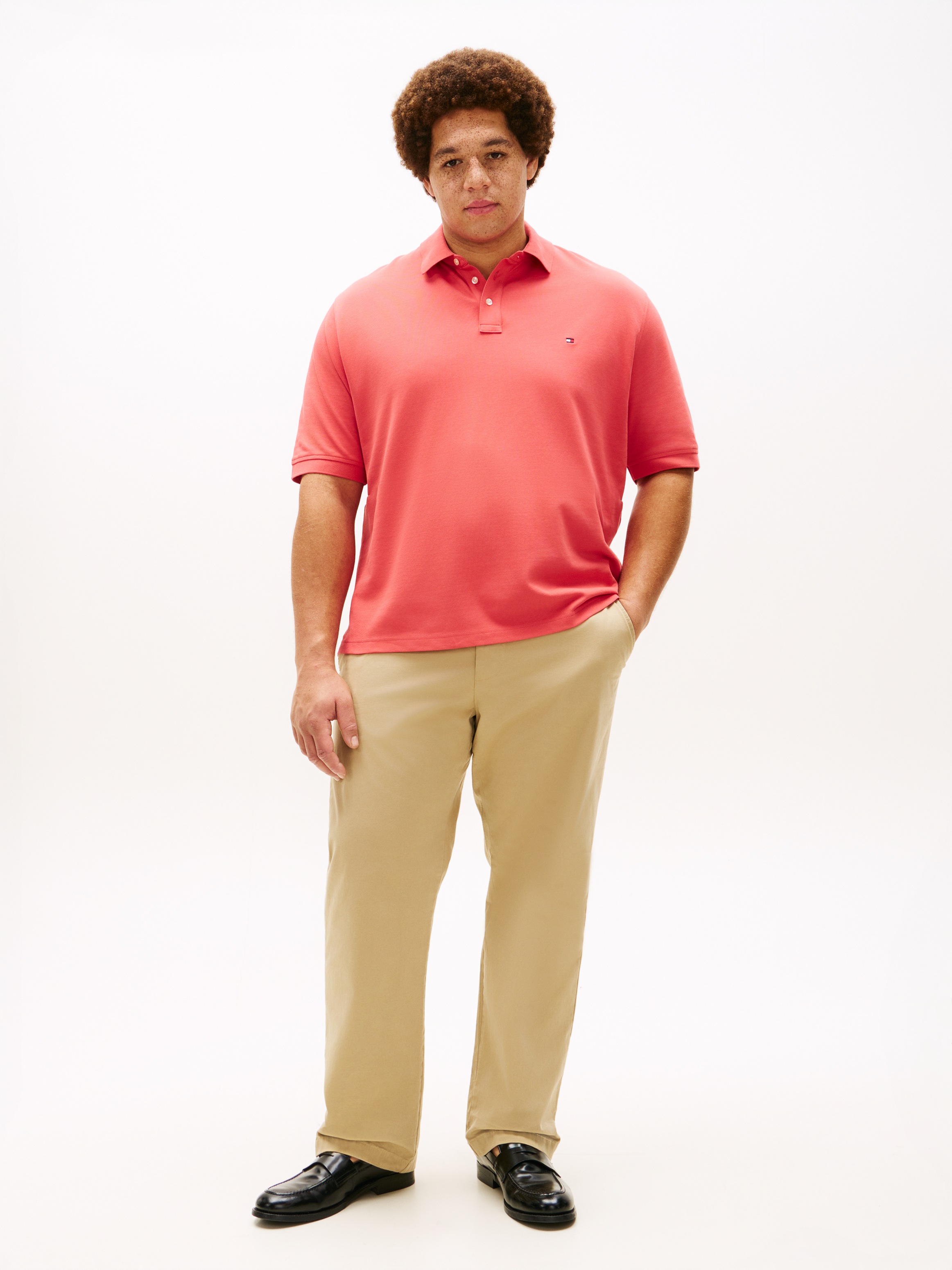 Thumbnail - Tommy Hilfiger Big & Tall Poloshirt "1985 - REGULAR" elastisch, Regular Fit für große Größen