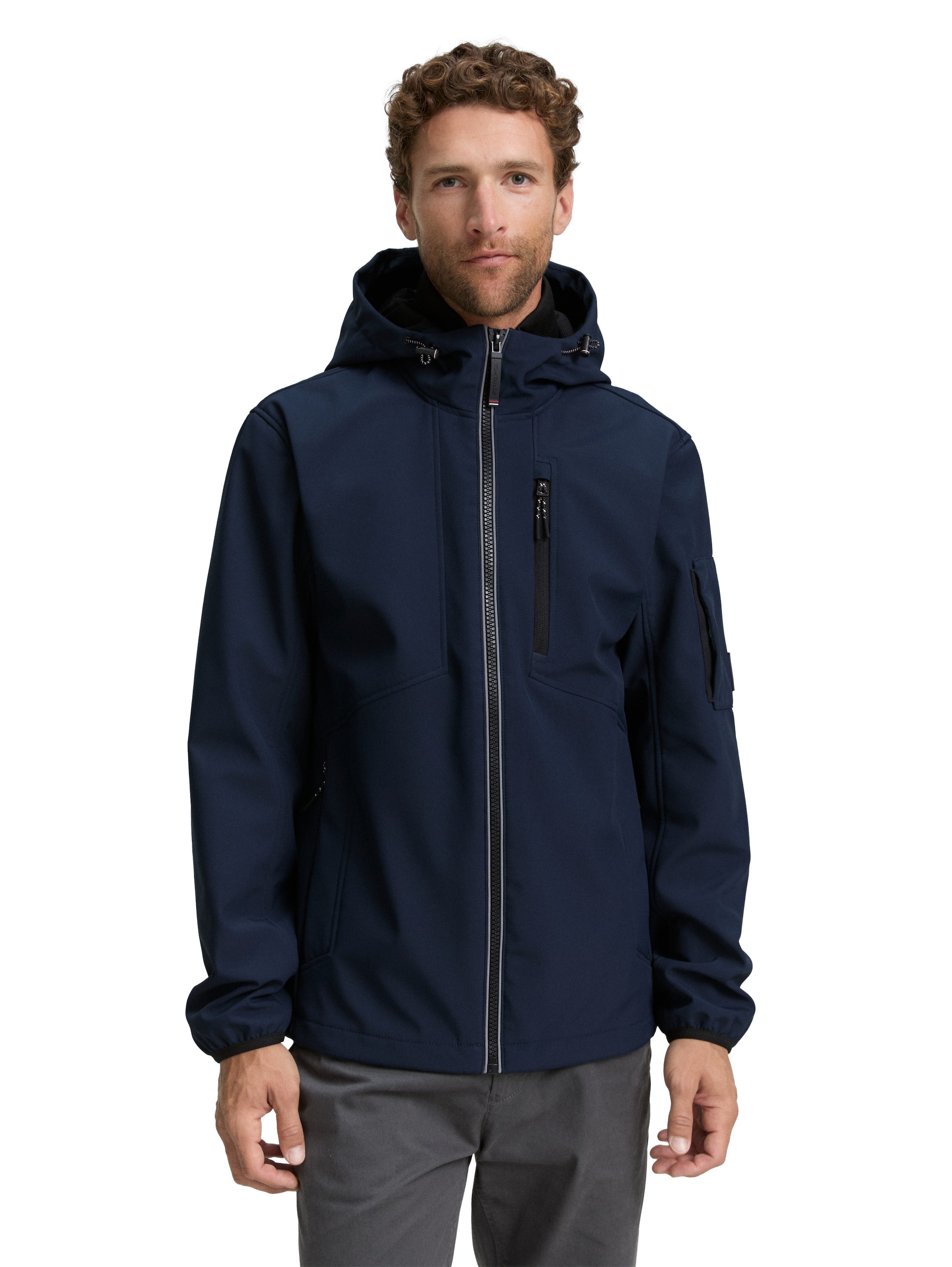 TOM TAILOR Softshelljacke, mit Kapuze, mit Kapuze günstig online kaufen