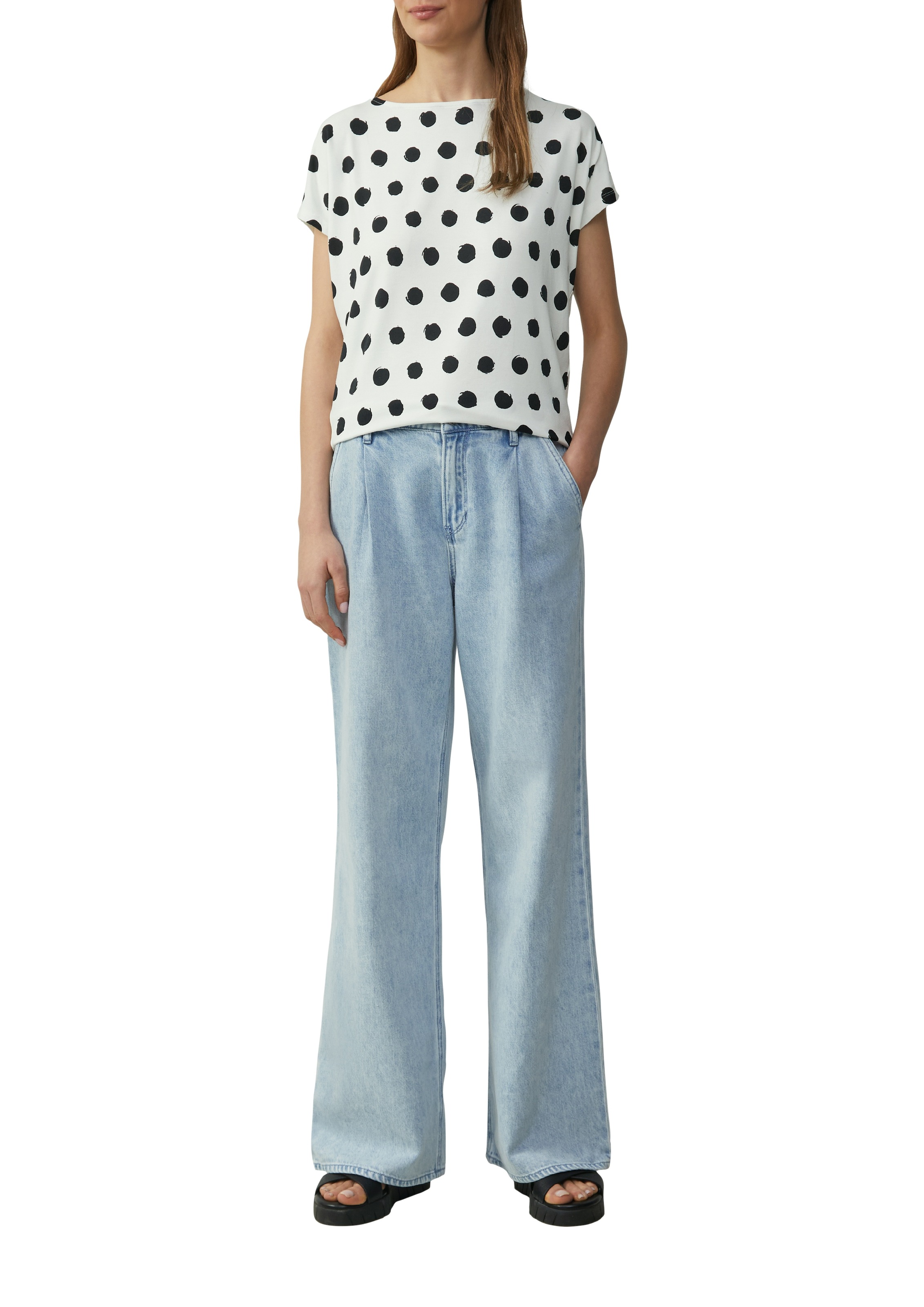 s.Oliver T-Shirt, mit All-Over Print günstig online kaufen