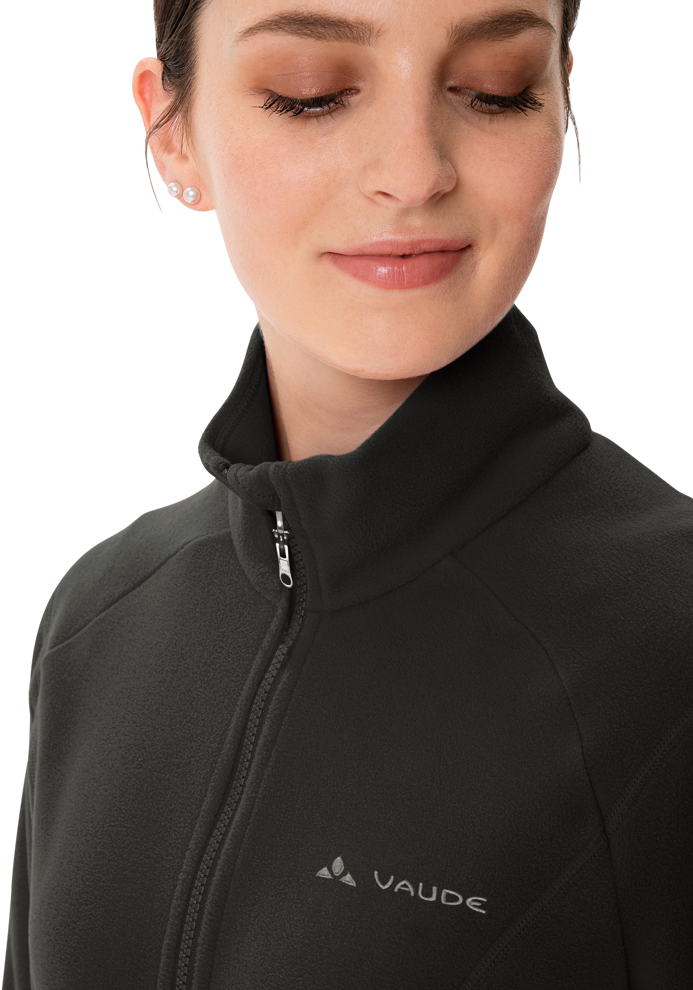 Thumbnail - VAUDE Fleecejacke "SE WO RARASSA FLEECE JACKET" 1 Stk. tlg. für Sport- und Outdoormode, mit hochgeschlossenem Kragen