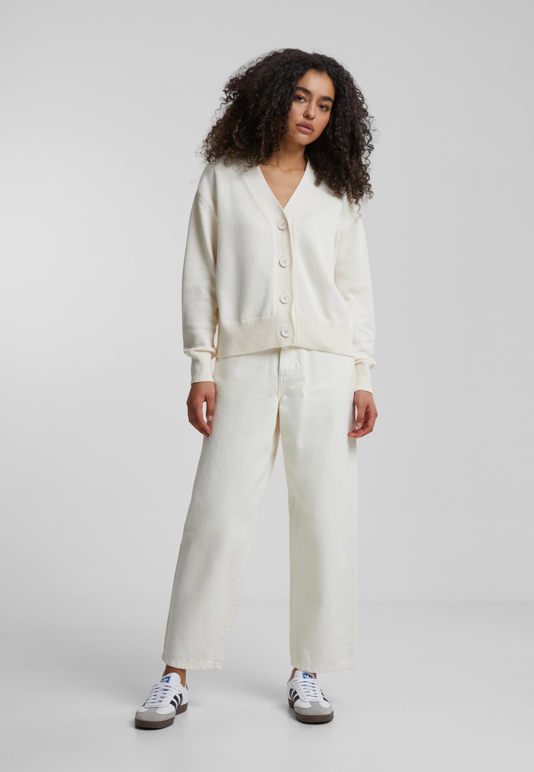 URBAN CLASSICS Strickjacke »Urban Classics Damen Ladies Rib Cardigan«