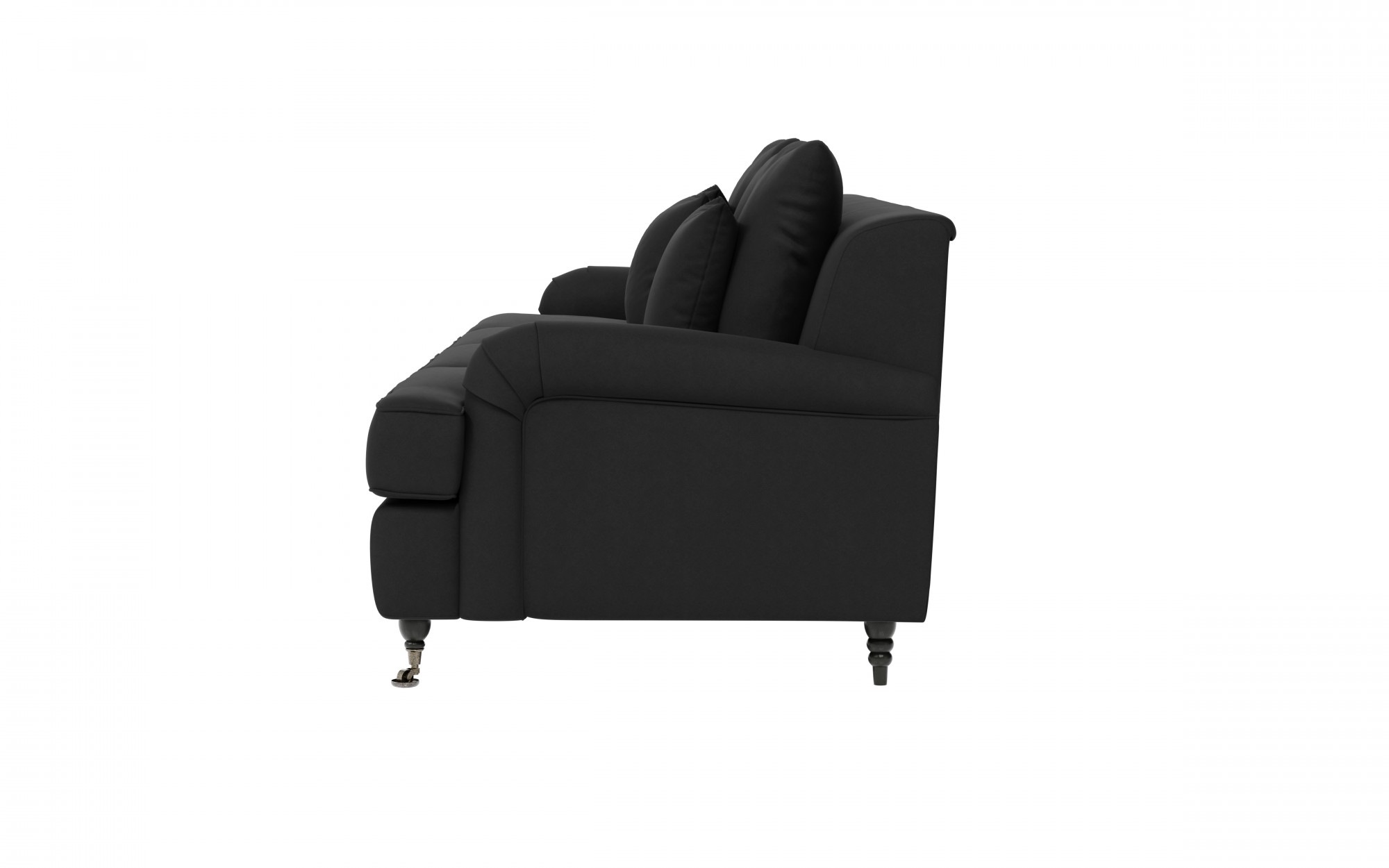 Guido Maria Kretschmer Home&Living Big-Sofa »NORIN«, zwei Fußarten: vorne - Rollen, hinten - Holzfüße